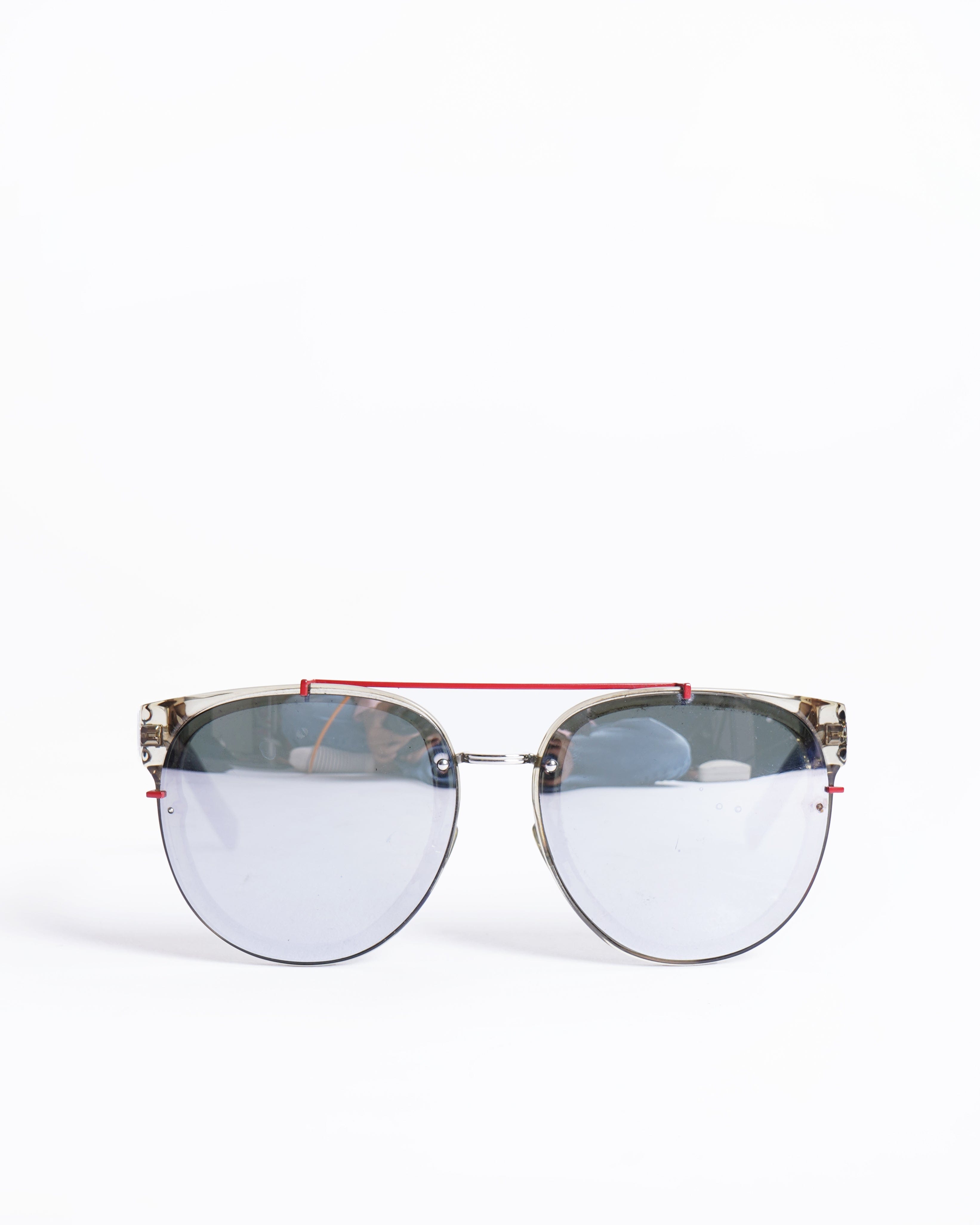 Dior Christian dior black and red frame sunglasses