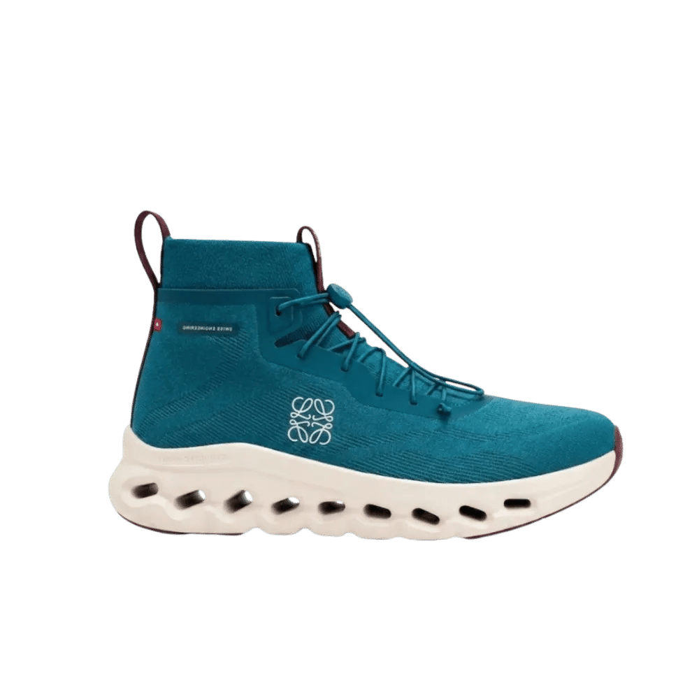 Loewe x On Running Clouditilt High Teal Burgundy