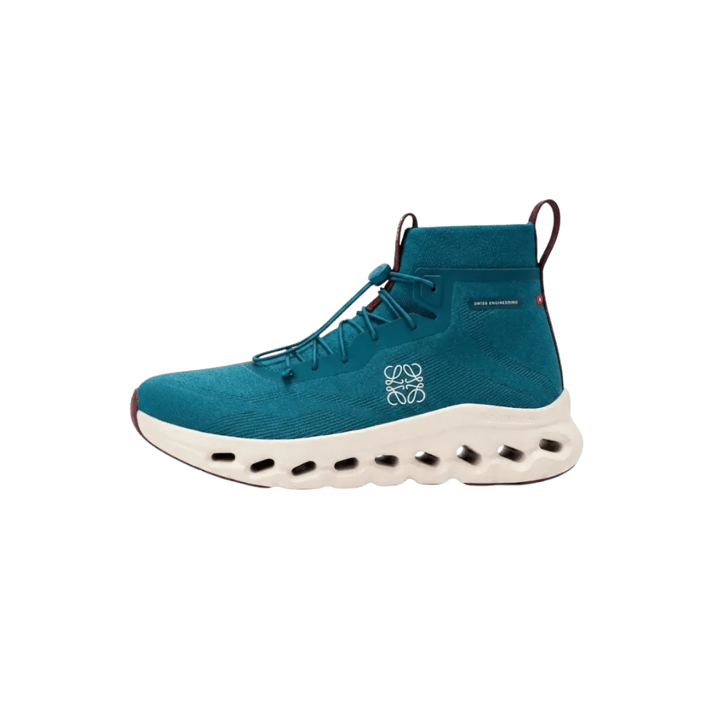 Loewe x On Running Clouditilt High Teal Burgundy