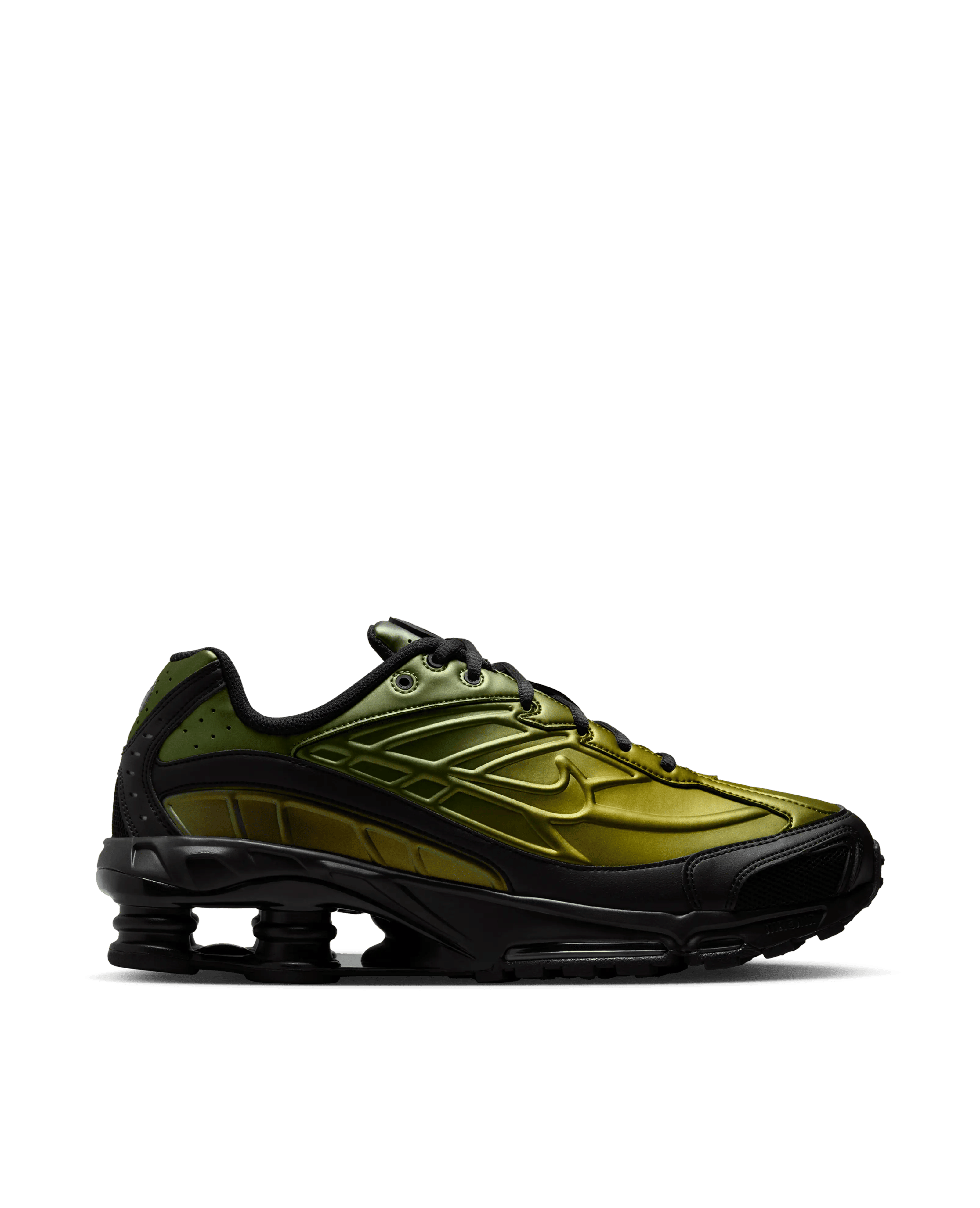 Nike Shox Ride 2 (Black/Black - Olive Flank - MTLC Silver)