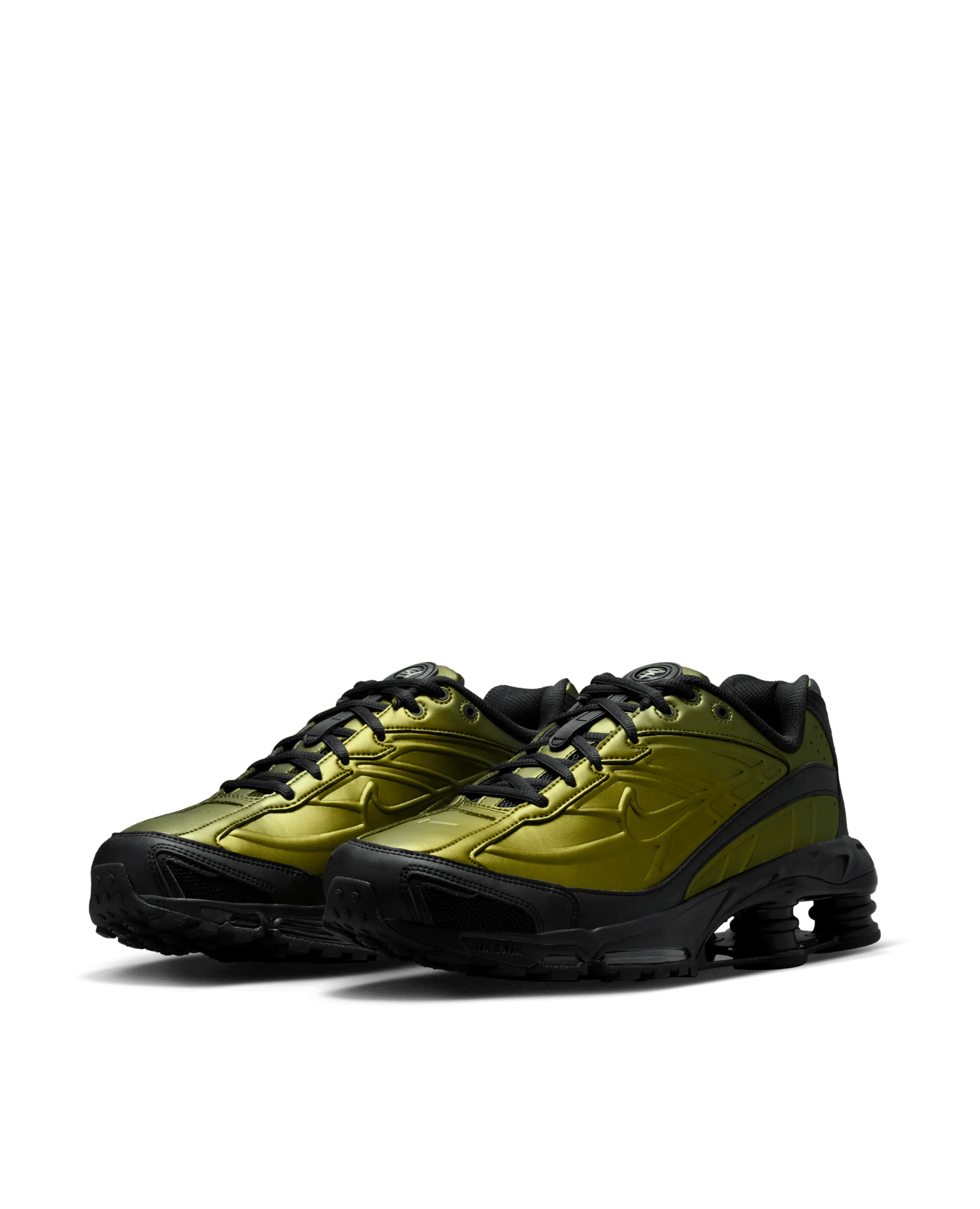 Nike Shox Ride 2 (Black/Black - Olive Flank - MTLC Silver)