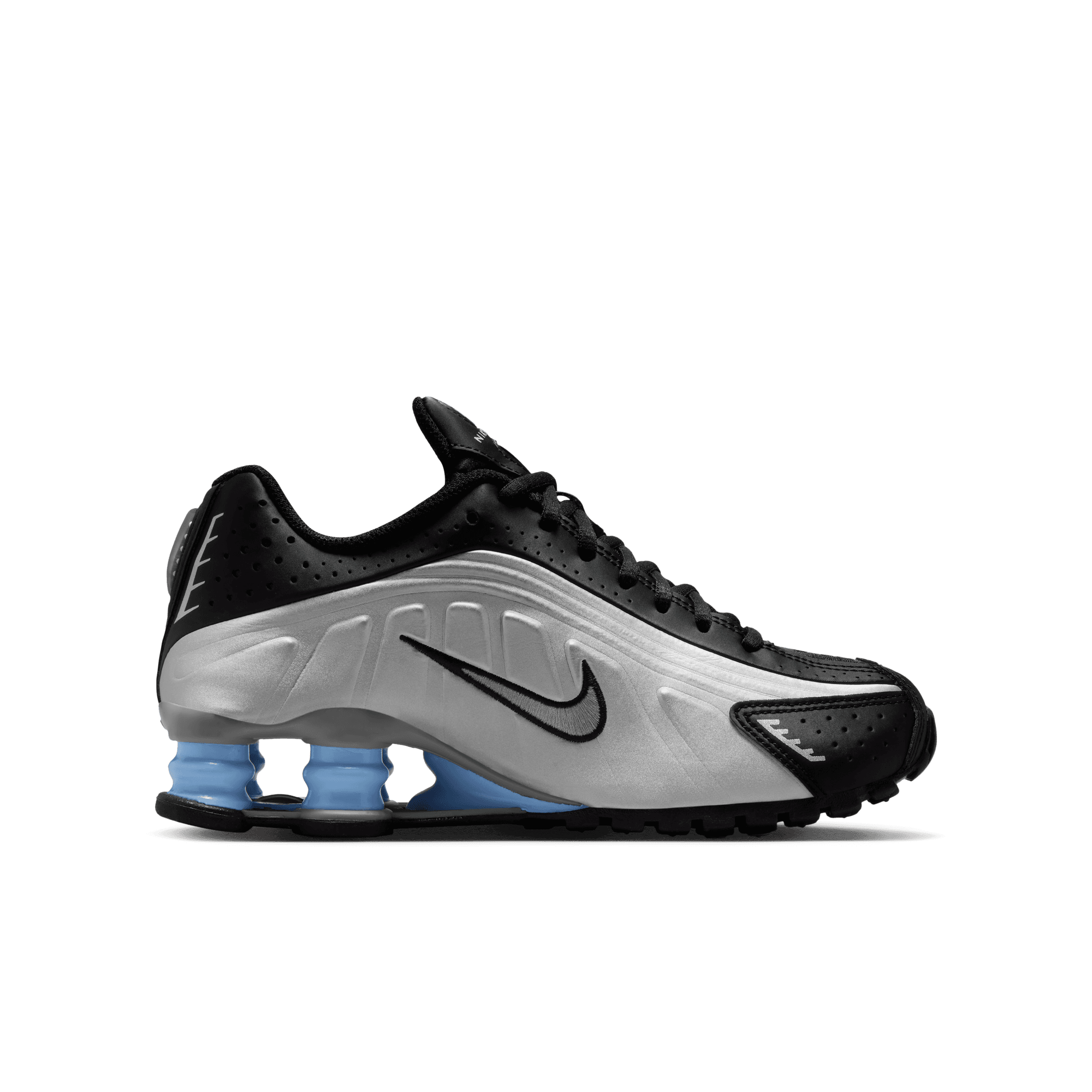 Nike SHOX R4 (GS) SILVER METALLIC