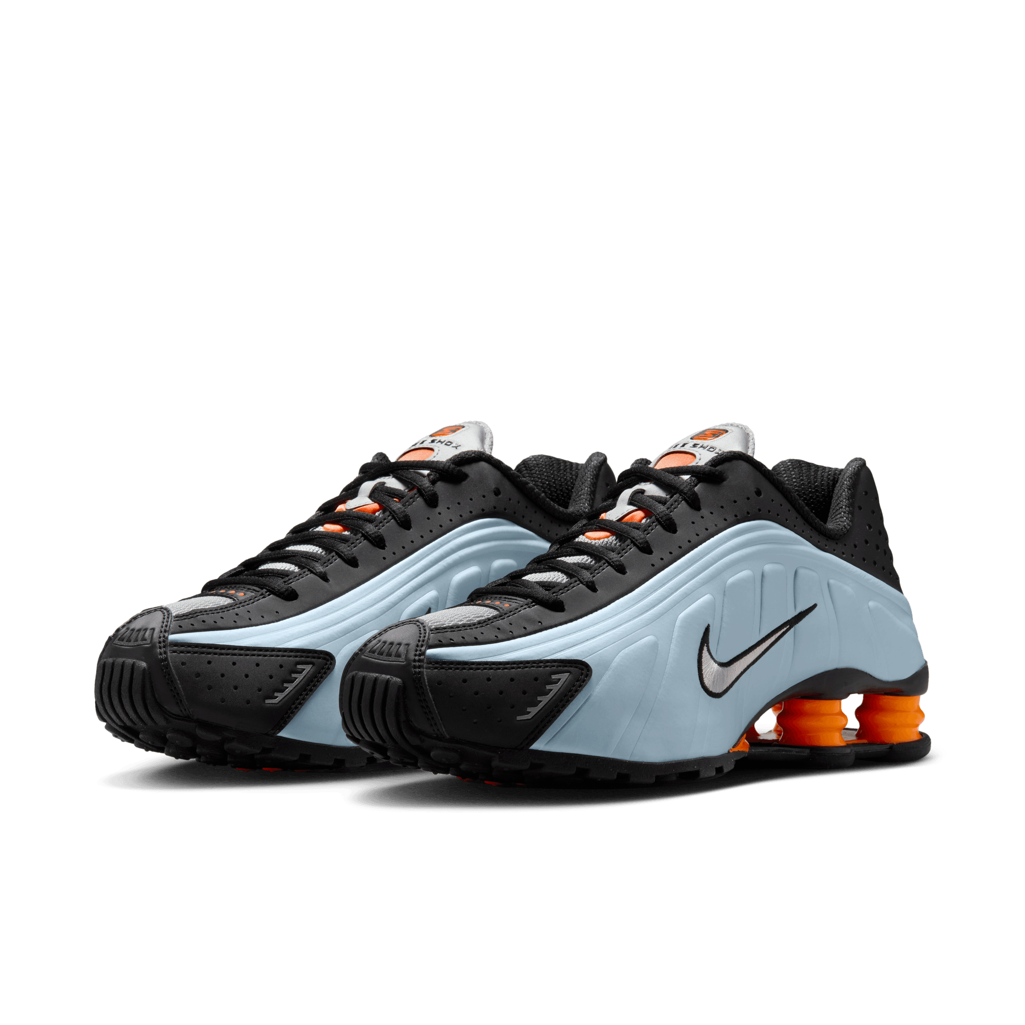 Nike WMNS SHOX R4 - BLUE TINT / METALLIC SILVER / TOTAL ORANGE