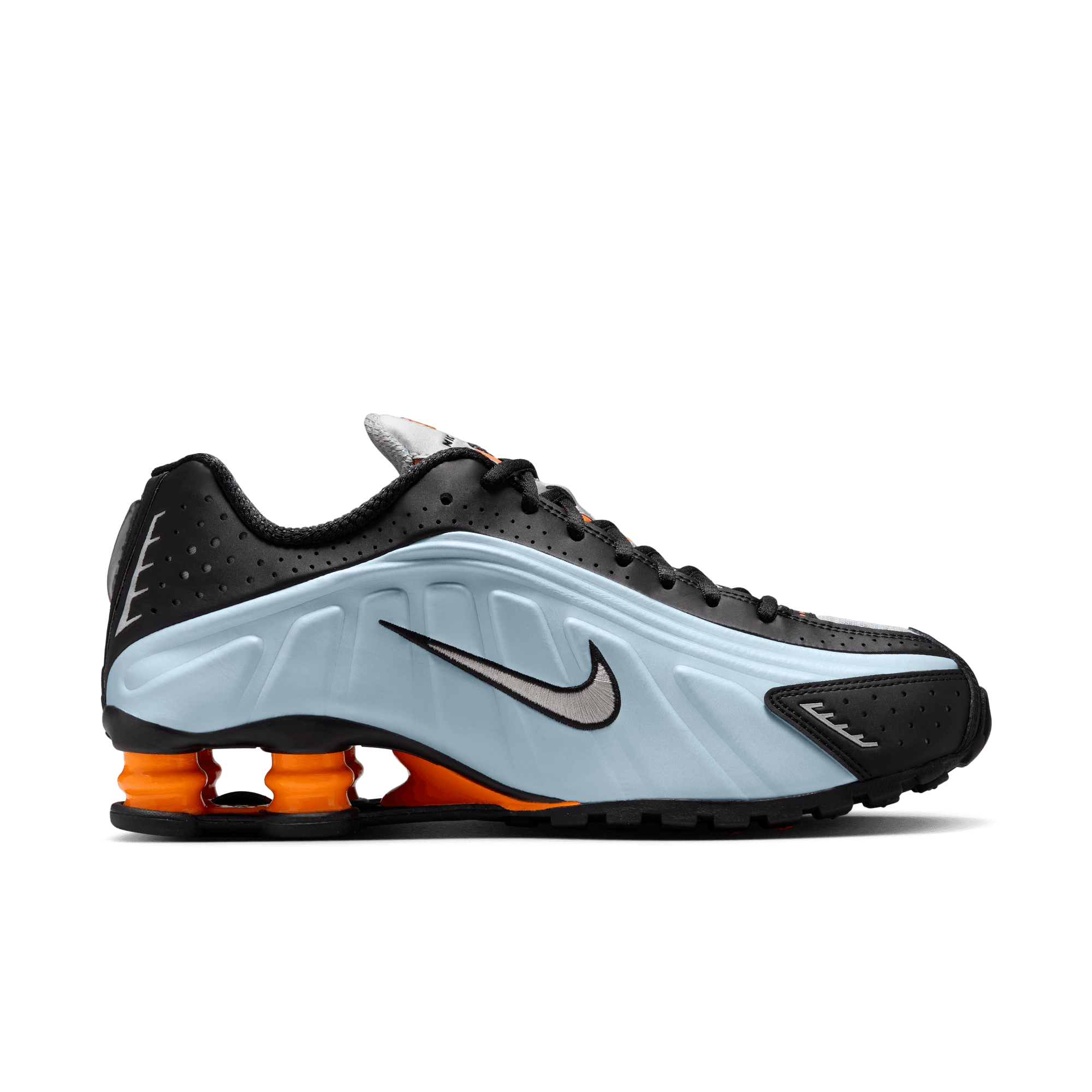 Nike WMNS SHOX R4 - BLUE TINT / METALLIC SILVER / TOTAL ORANGE