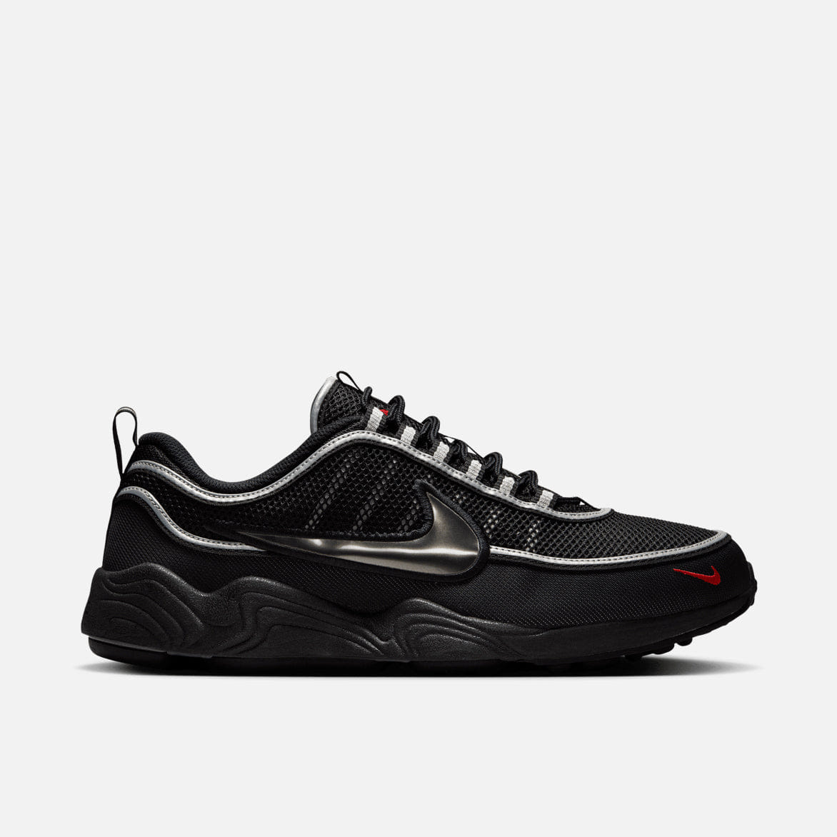 Nike AIR ZOOM SPIRIDON - BLACK / METALLIC SILVER