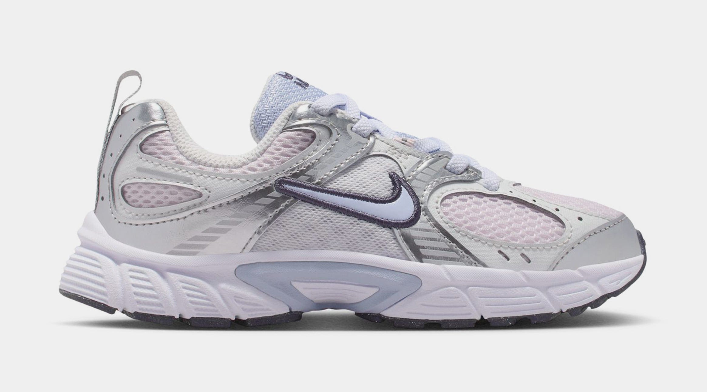 Nike V5 RNR Preschool Lifestyle Shoes (Light Violet/Ghost/Metallic Silver)