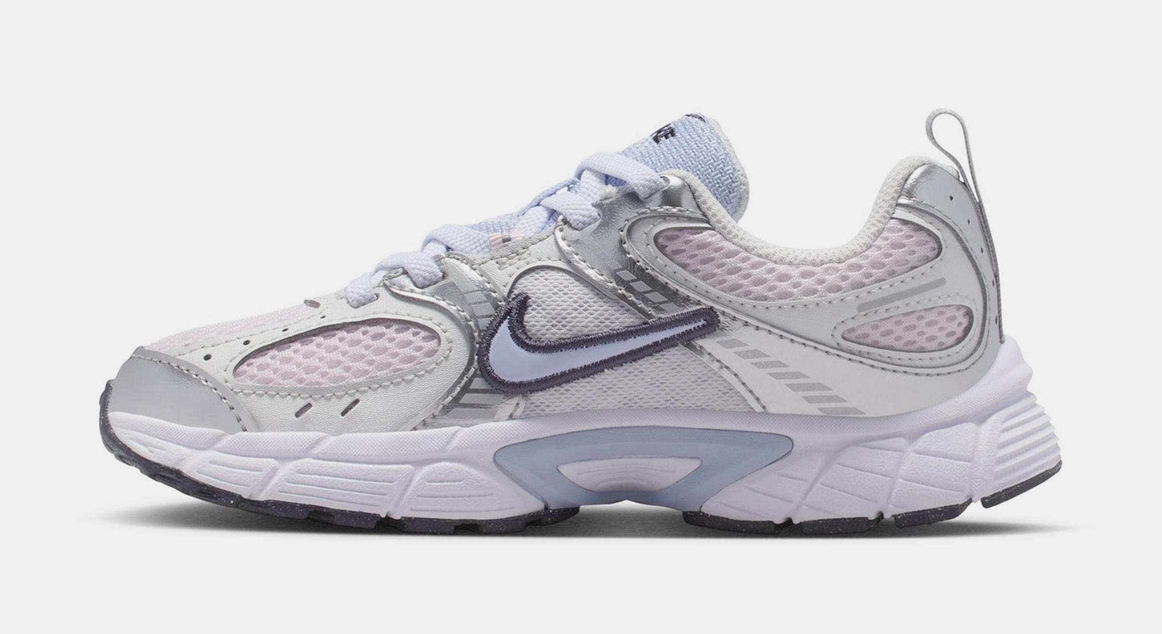 Nike V5 RNR Preschool Lifestyle Shoes (Light Violet/Ghost/Metallic Silver)