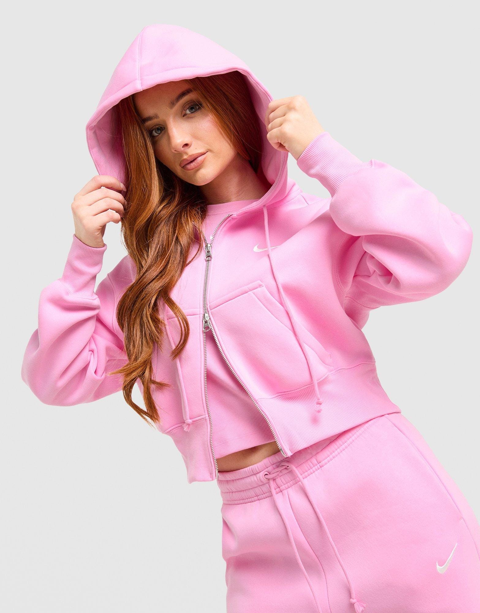 Nike Phoenix Crop Full Zip Hoodie