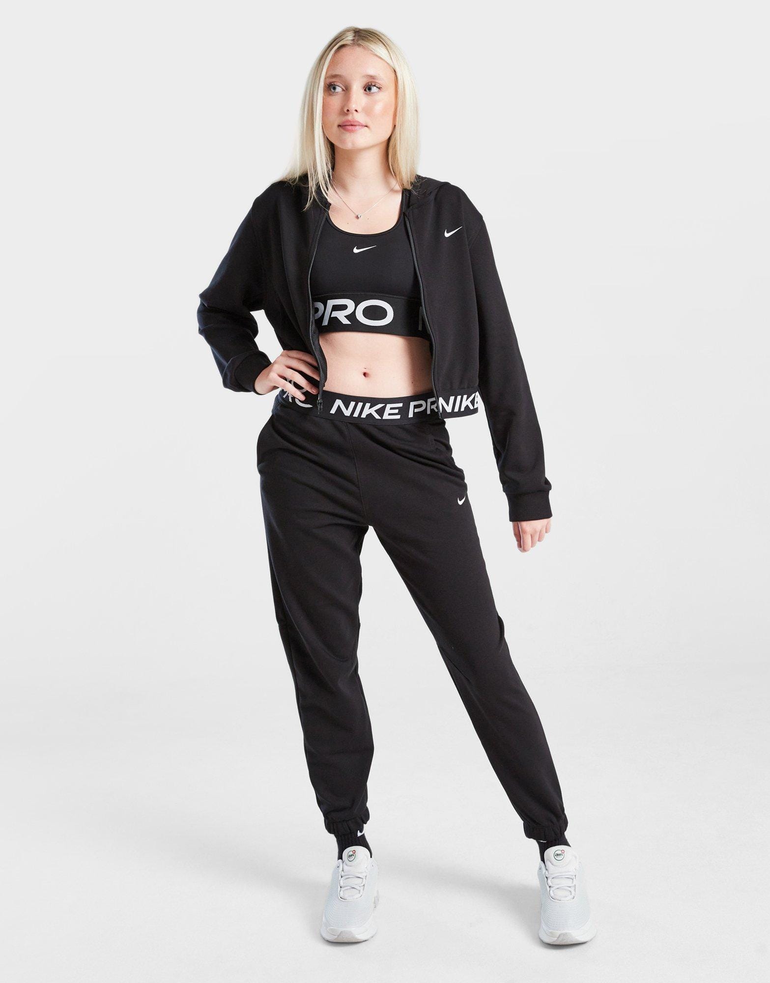 Nike Pro Crop Full Zip Hoodie Junior's