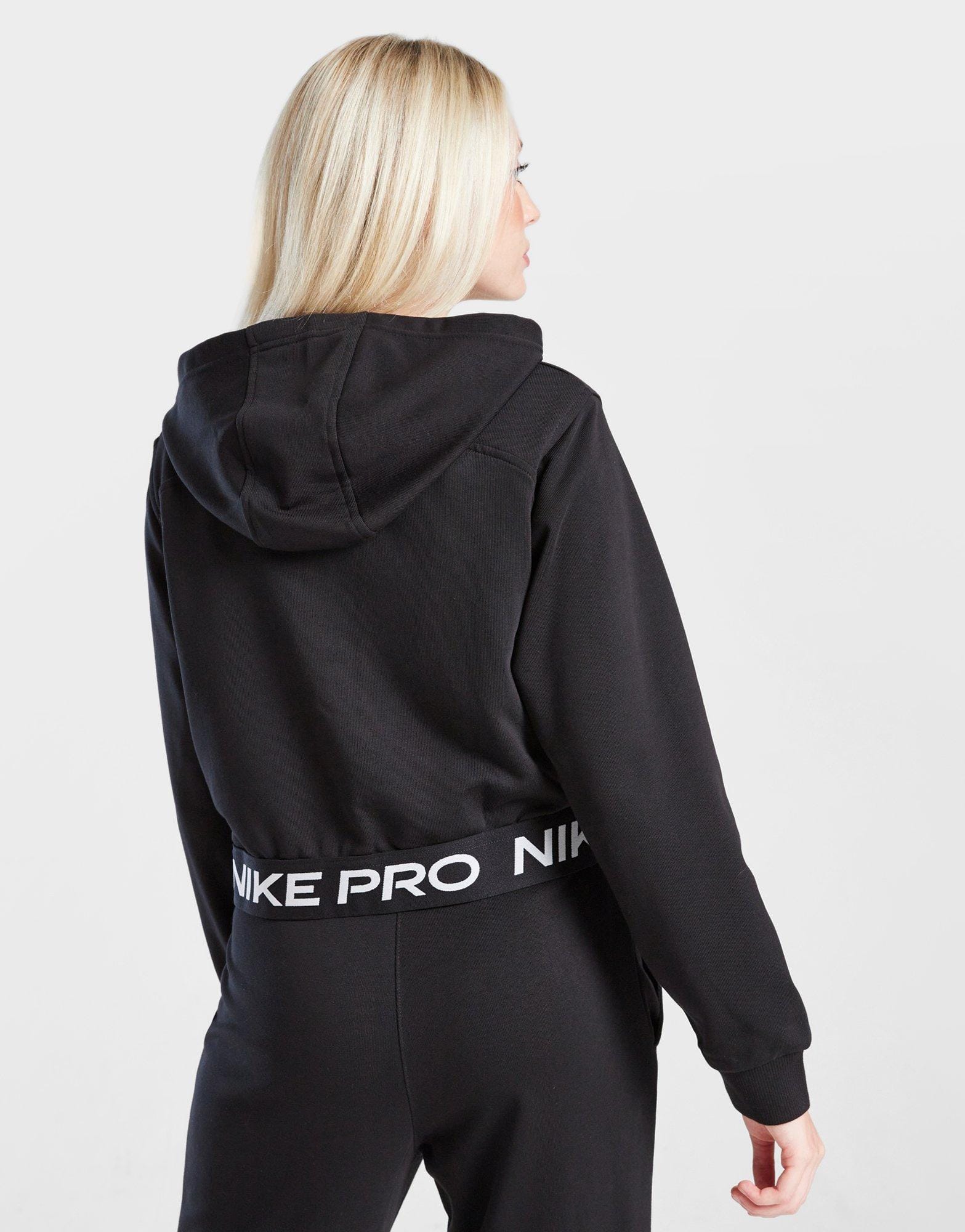 Nike Pro Crop Full Zip Hoodie Junior's