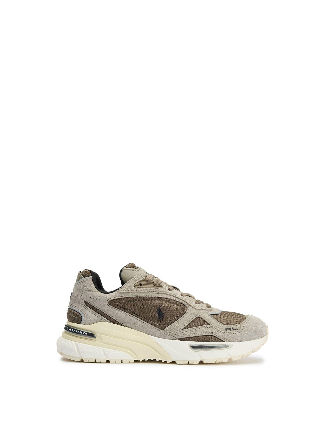 Polo Ralph Lauren Trackster Suede Trainers Grey