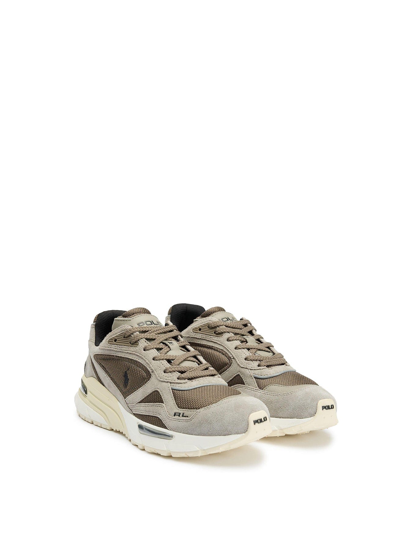 Polo Ralph Lauren Trackster Suede Trainers Grey