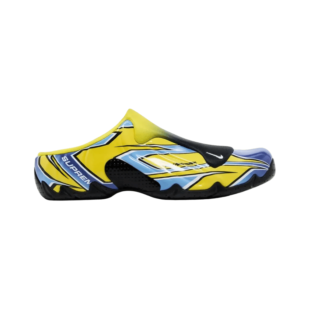 Supreme x Nike Clogposite Opti Yellow Blue