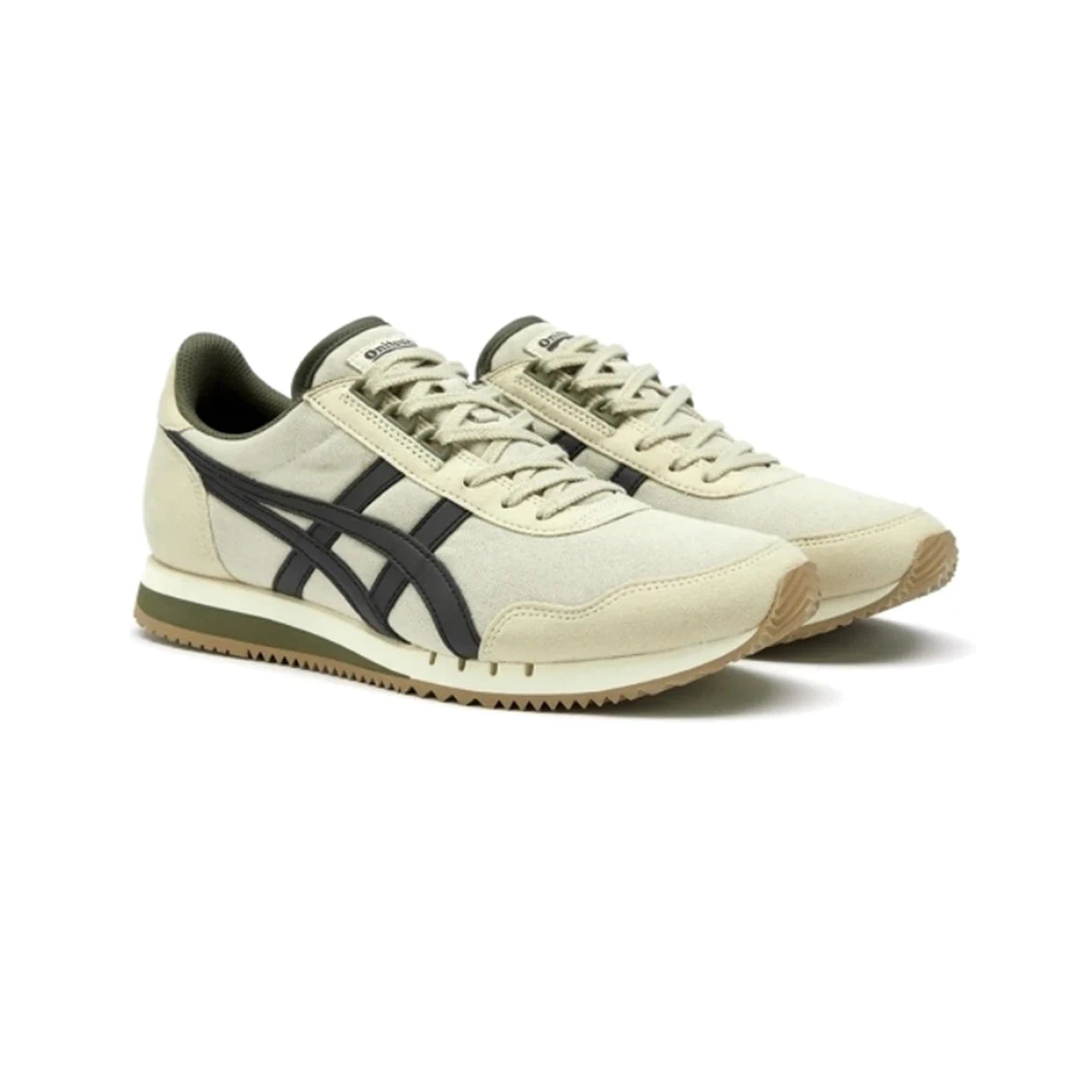 Onitsuka Tiger Dualio Shoes Cream Grey Green (2023)