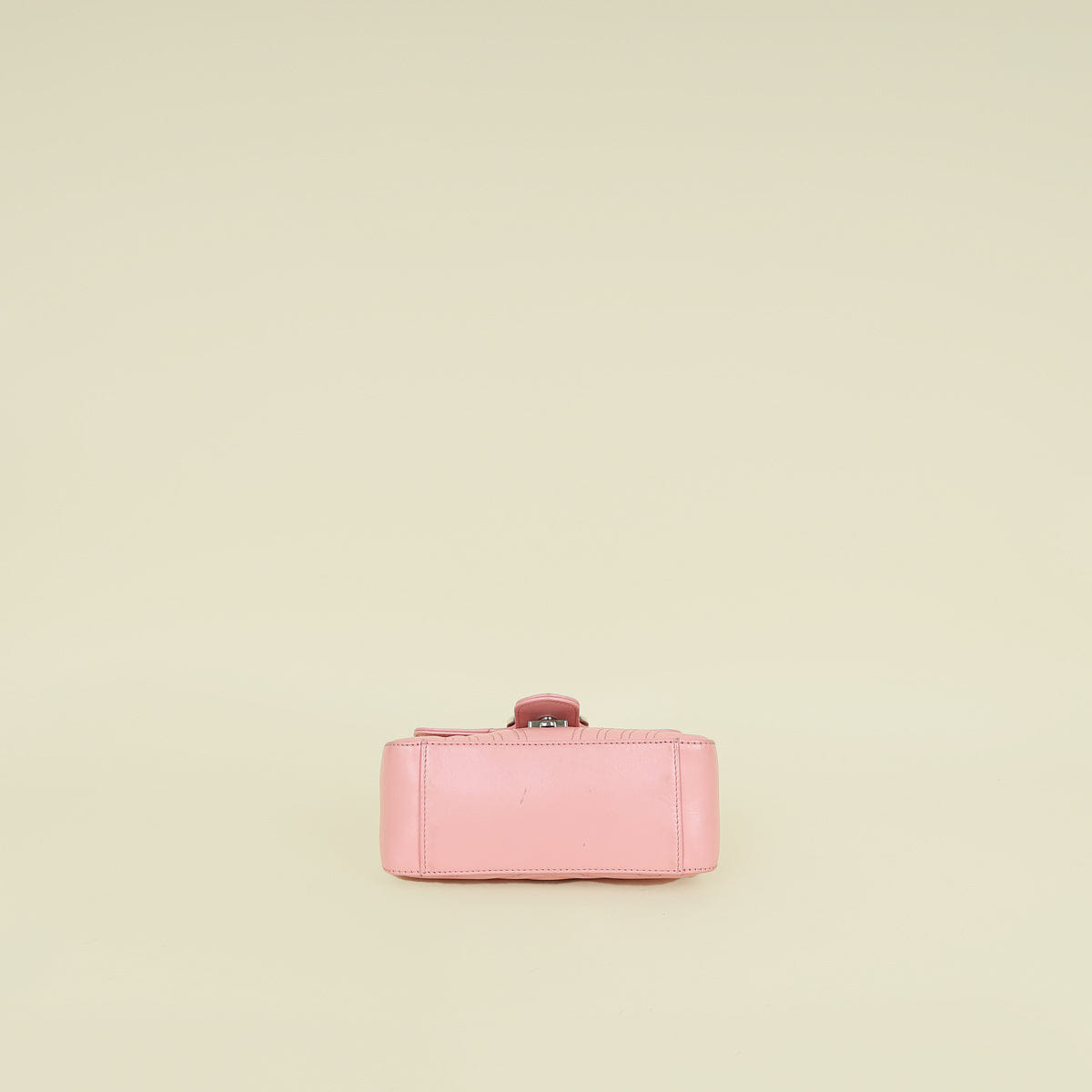 Gucci Pink GG Marmont Top Handle Chain Bag