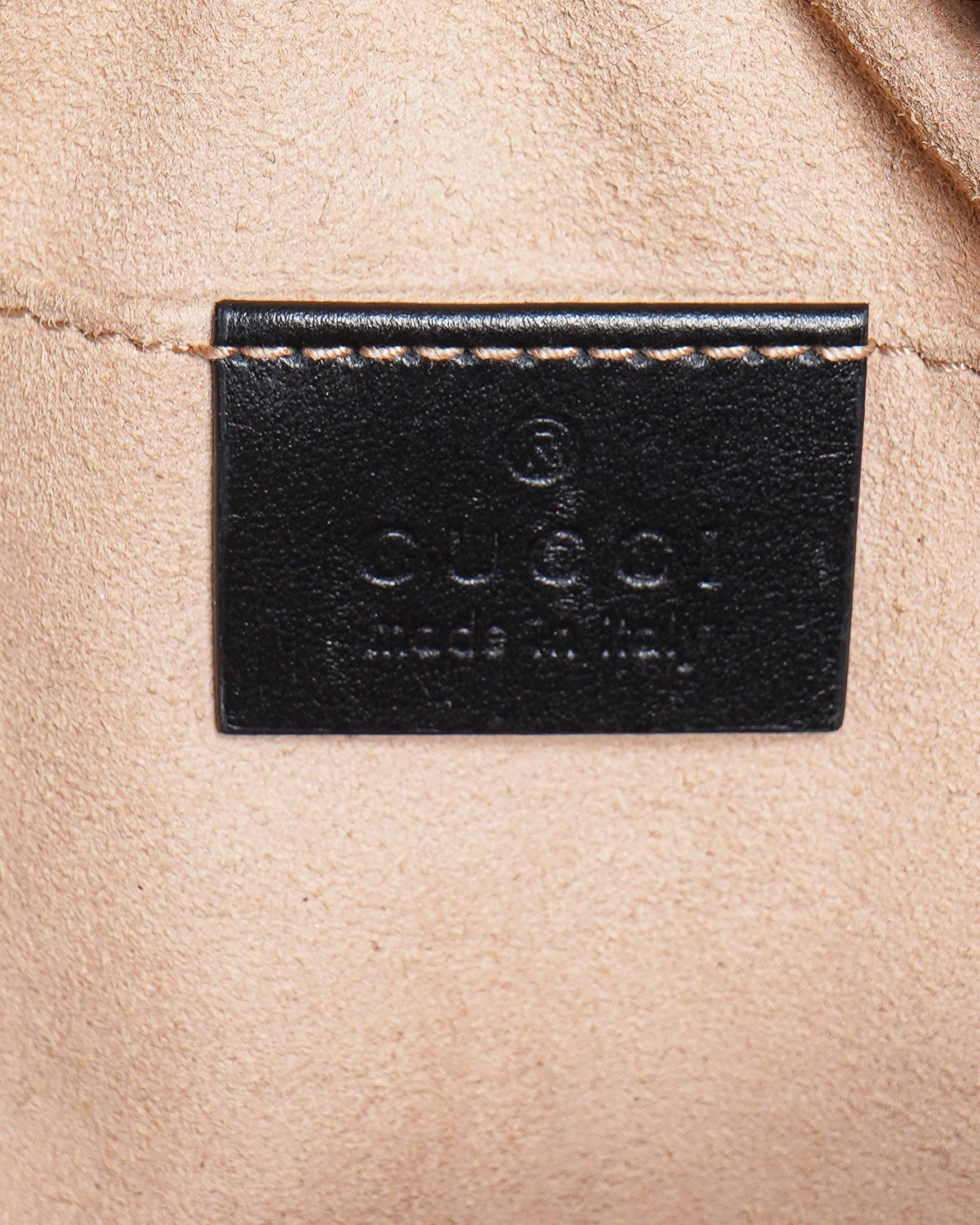 Gucci GG Marmont Small Camera Bag In Black