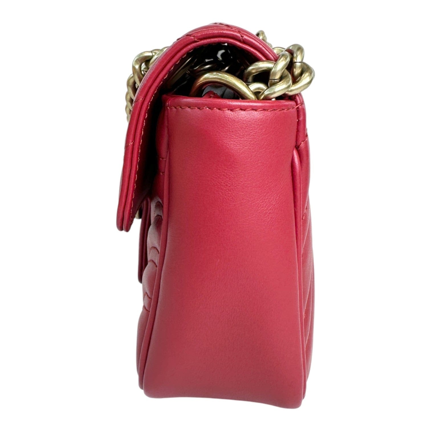 Gucci Marmont Small Red Calfskin Bag