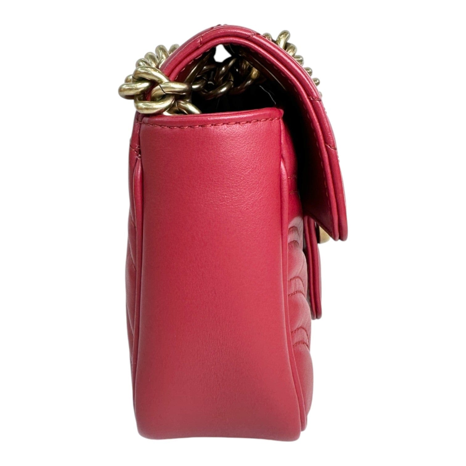 Gucci Marmont Small Red Calfskin Bag