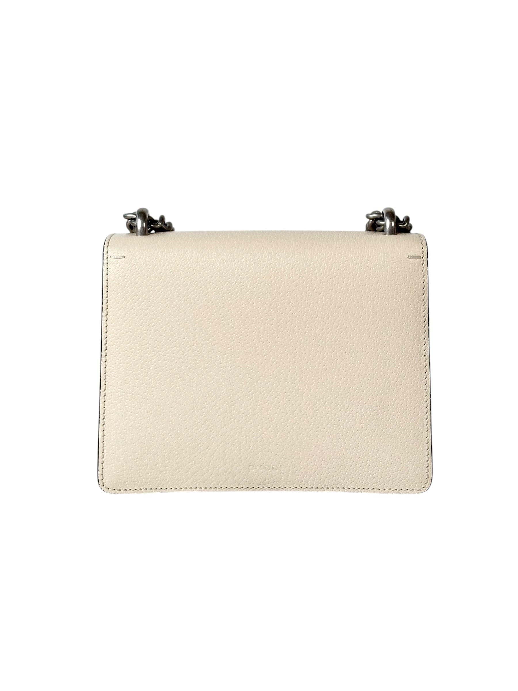Gucci White Mini Leather Dionysus