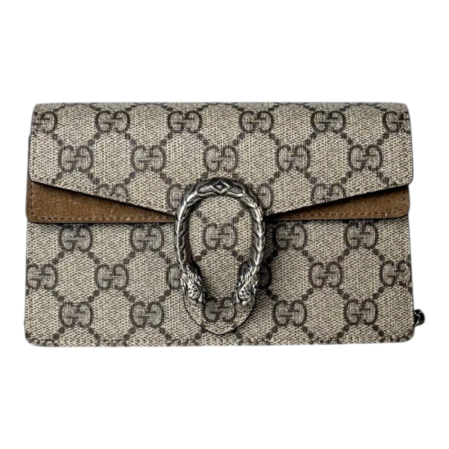 Gucci Dionysus Super Mini GG in Canvas & Suede