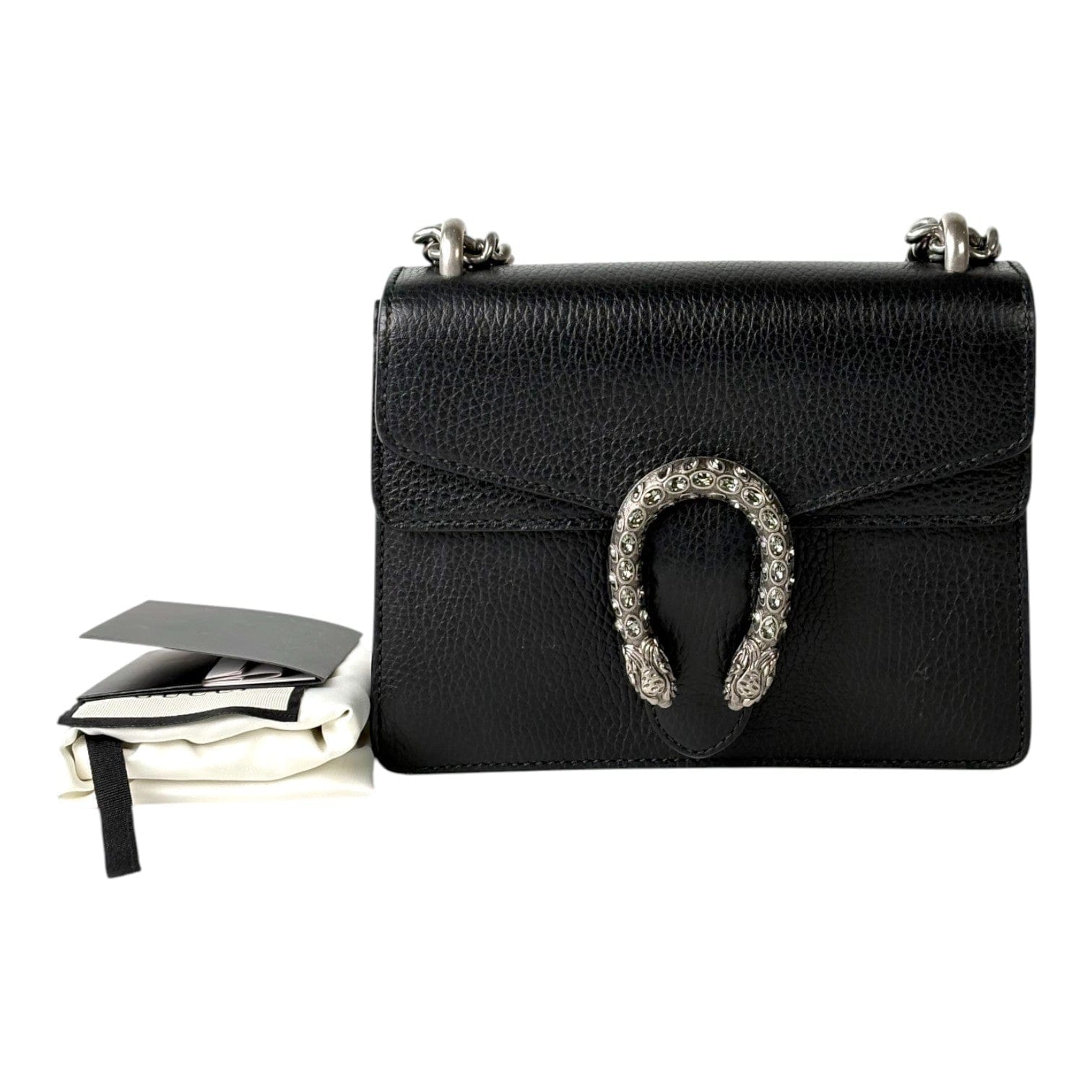 Gucci Dionysus Black Leather Mini