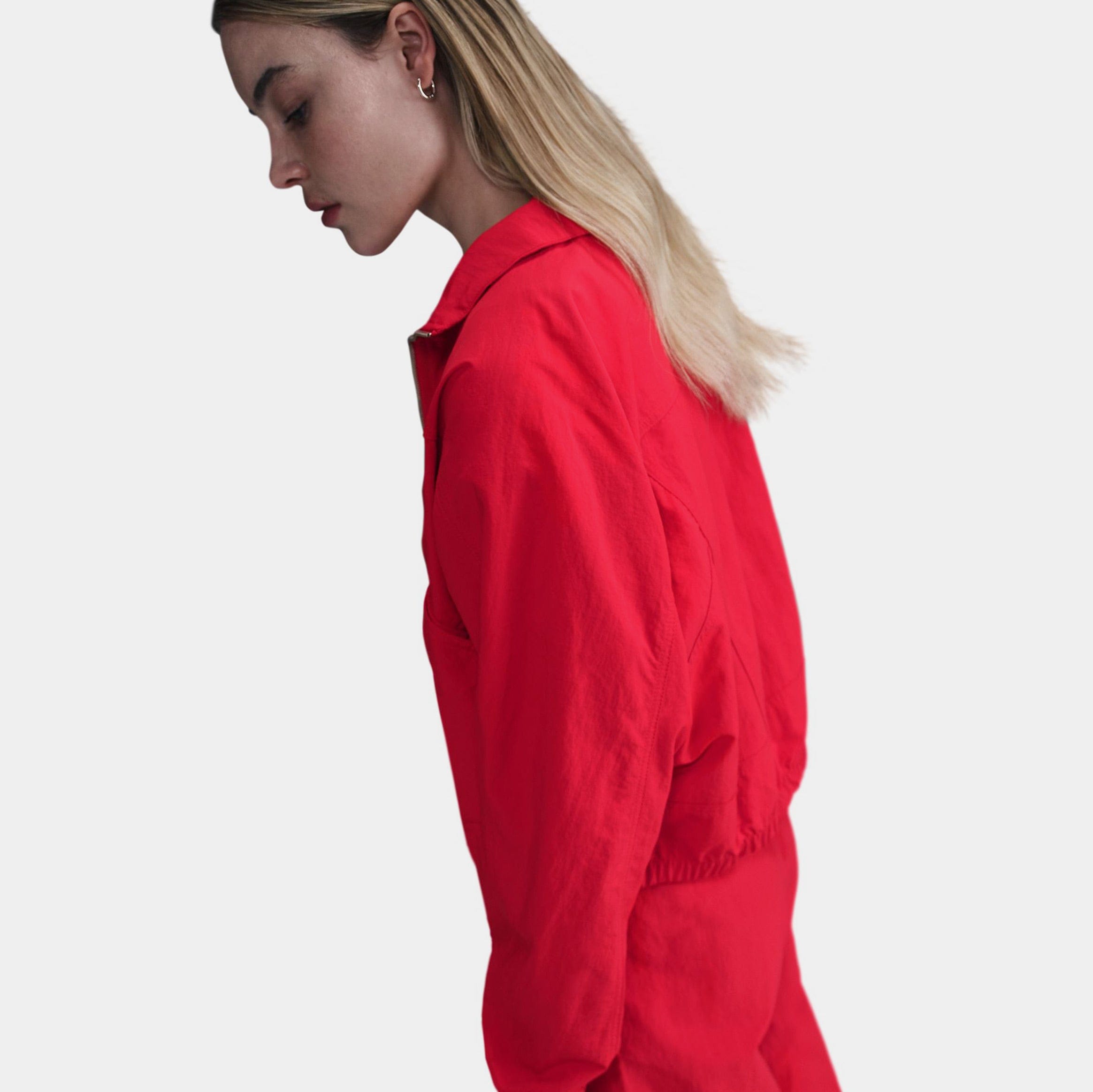 Nike NSW Everything Oversized Woven Womens Jacket (University Red/White)