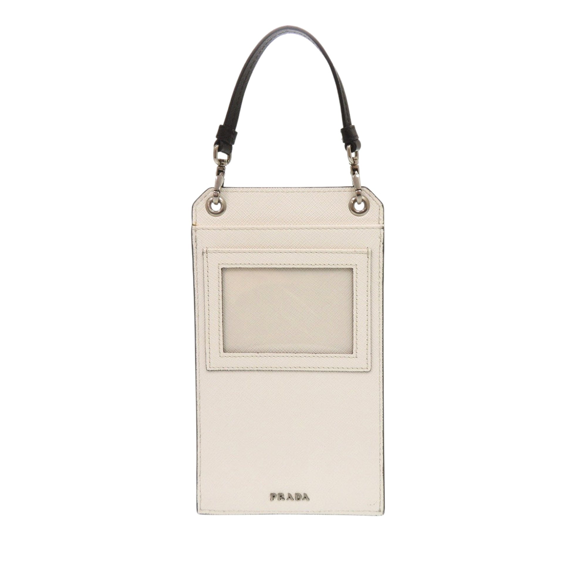 Prada Saffiano Patch Phone Holder