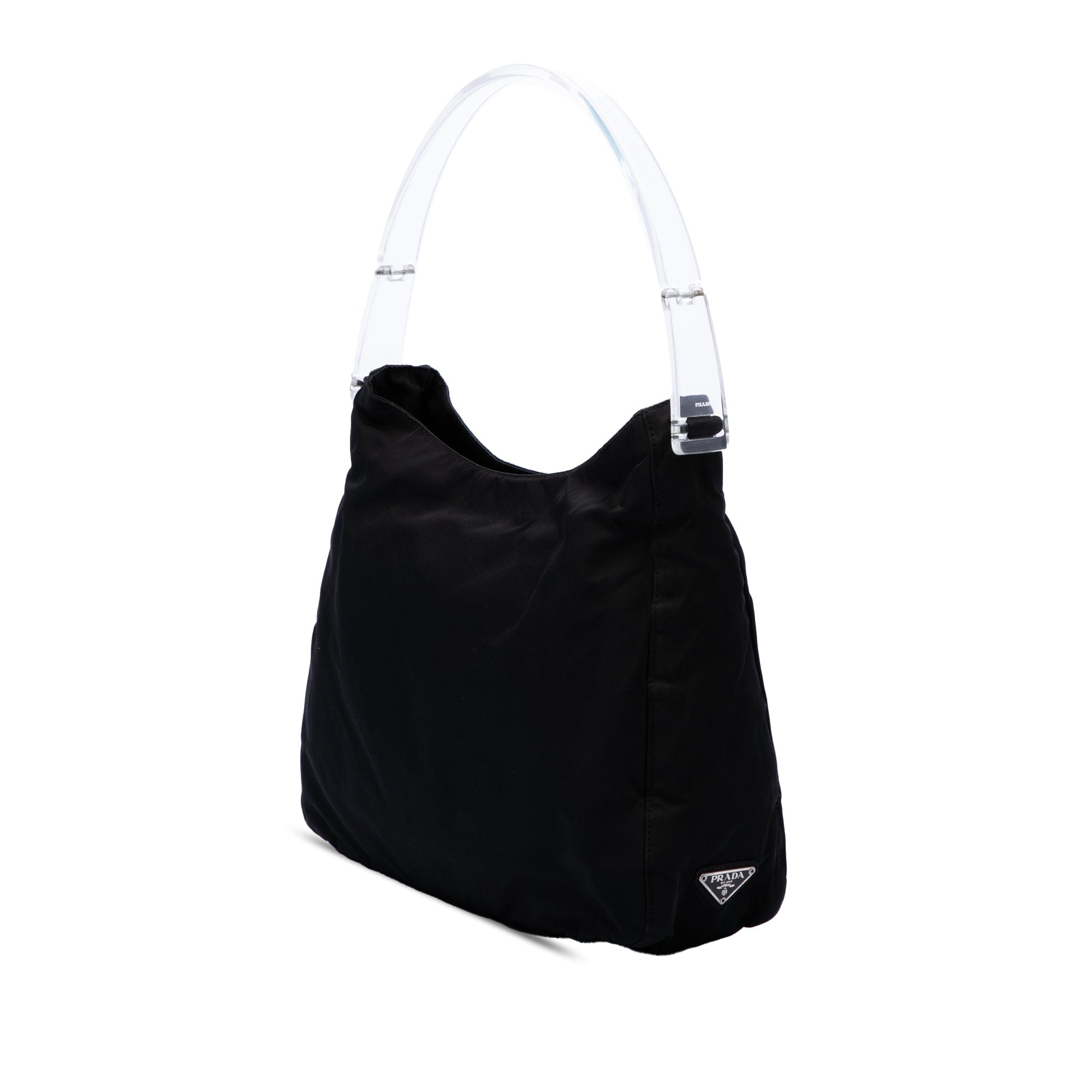 Prada Tessuto Acrylic Handle Bag