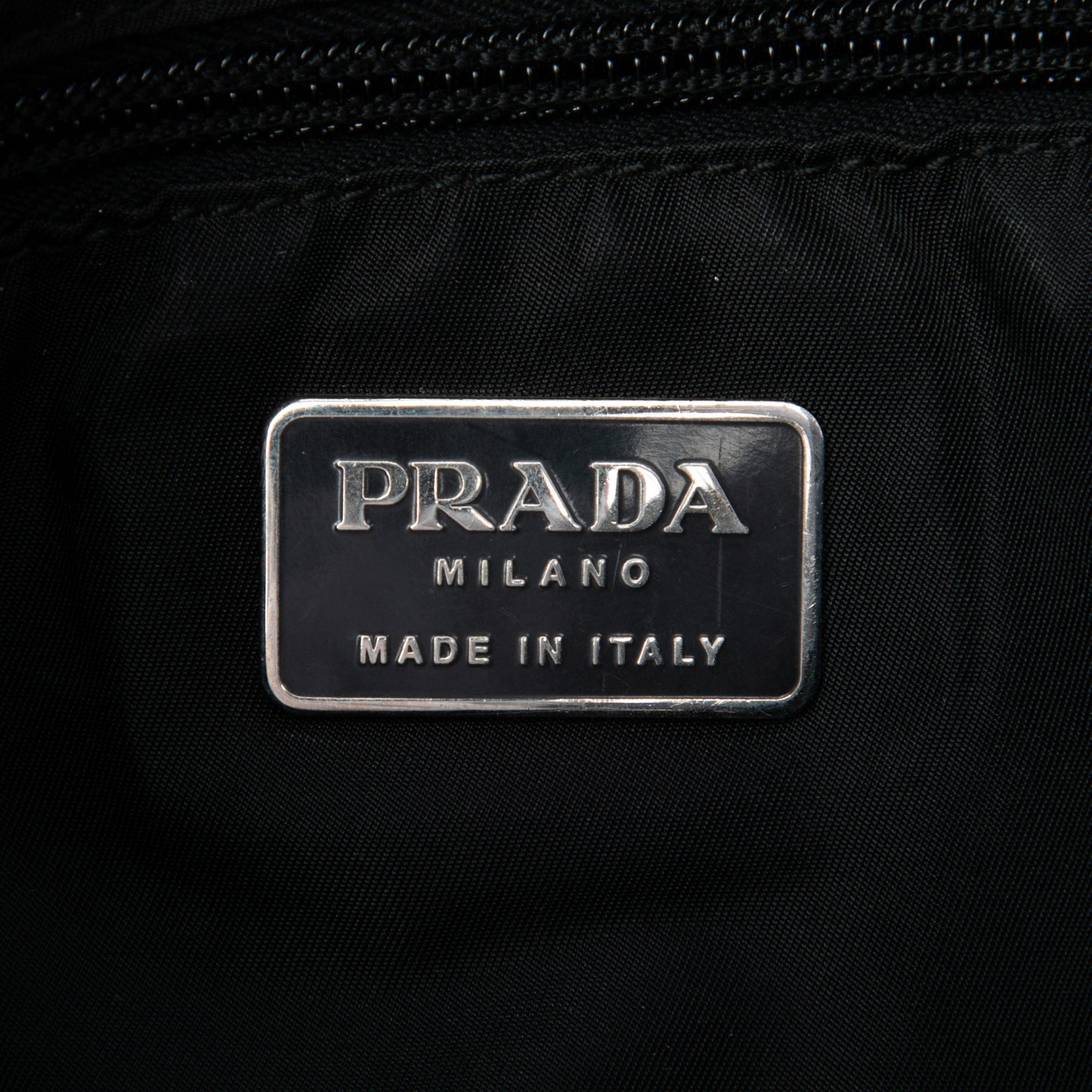 Prada Tessuto Acrylic Handle Bag