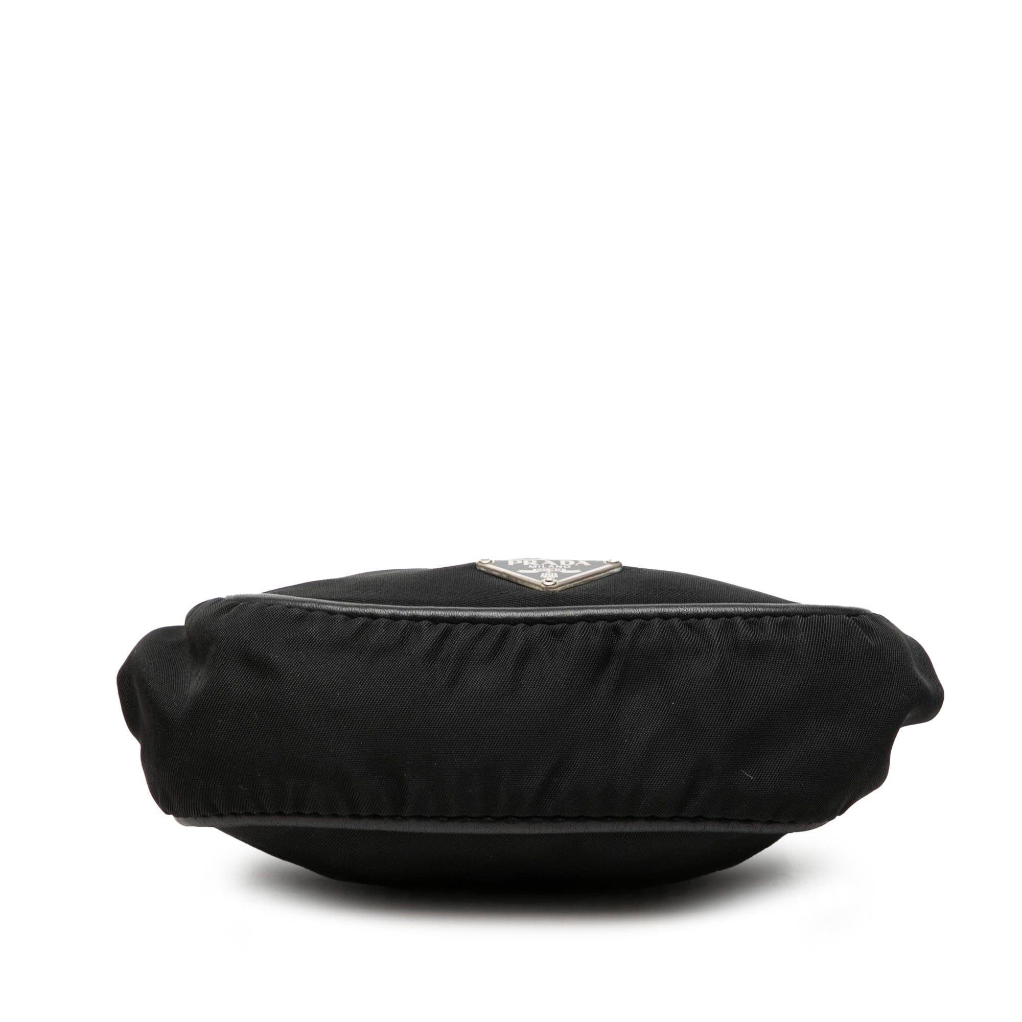 Prada Tessuto Kiss Lock Frame Coin Pouch