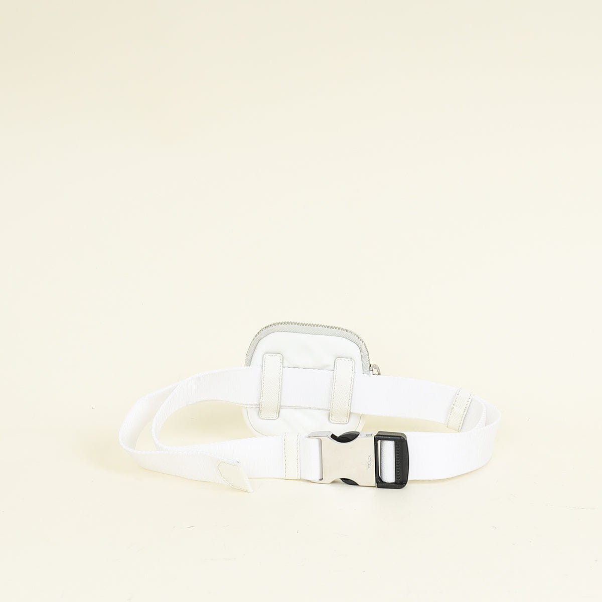 Prada White Re - Nylon Pouch Belt
