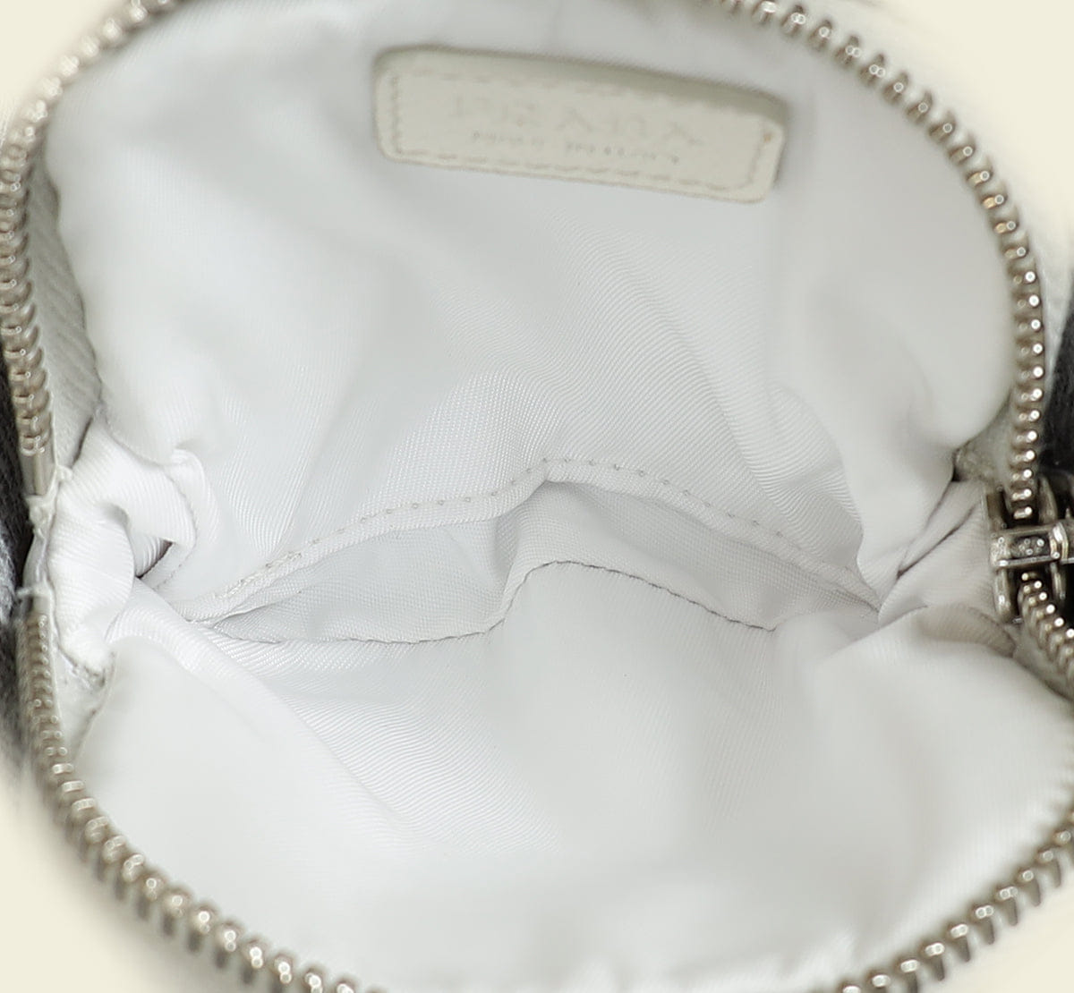 Prada White Re - Nylon Pouch Belt