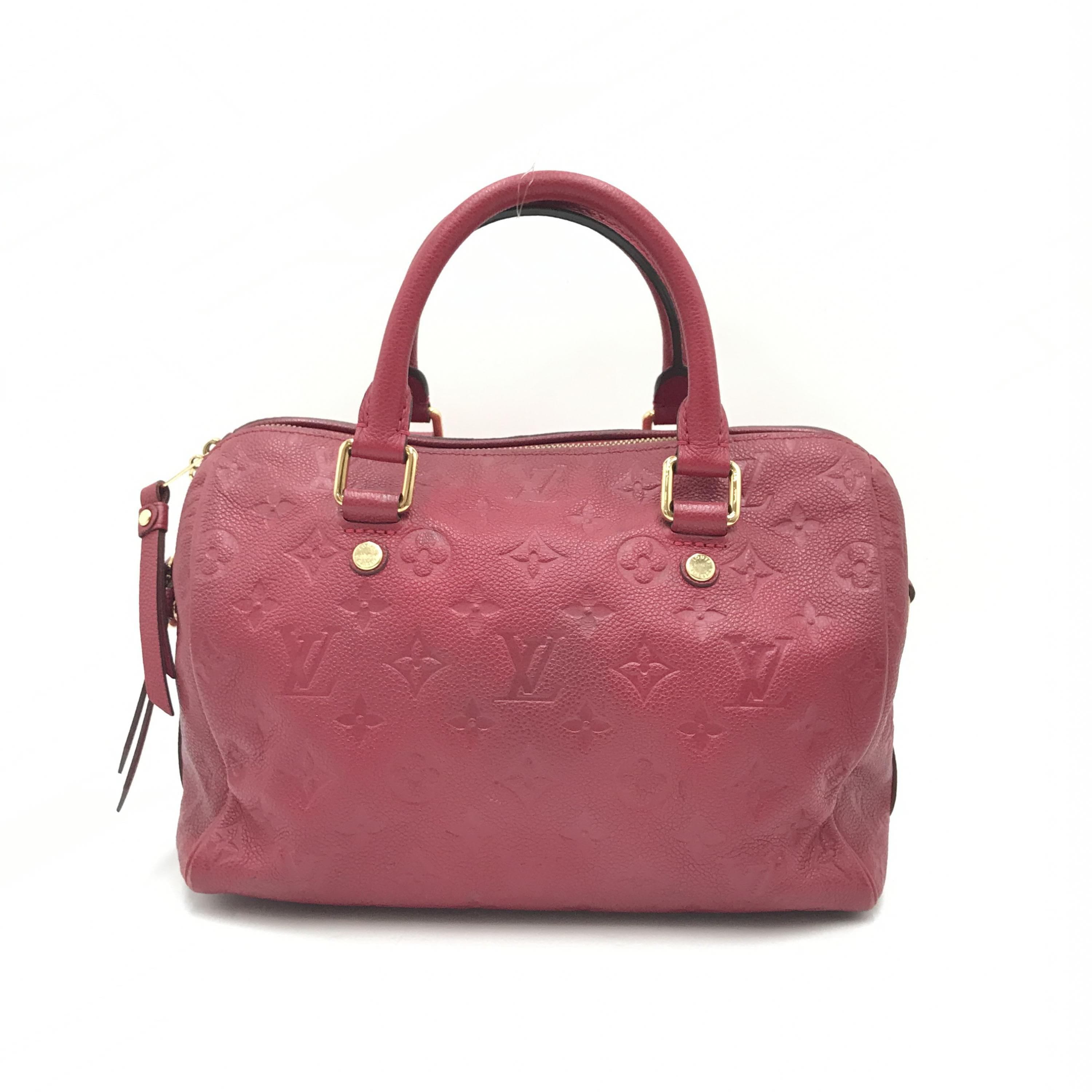 Louis Vuitton Empreinte Speedy 25 Bandouliere leather handbag C280492