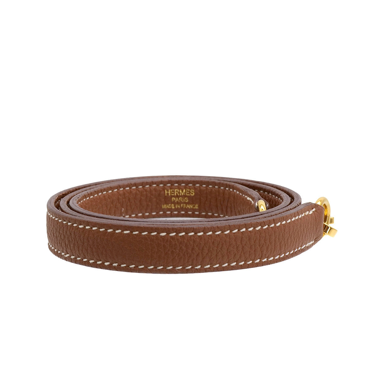 HERMES KELLY BOLIDE GOLD TAURILLON CLEMENCE SHOULDER STRAP GOLD HARDWARE 90309658