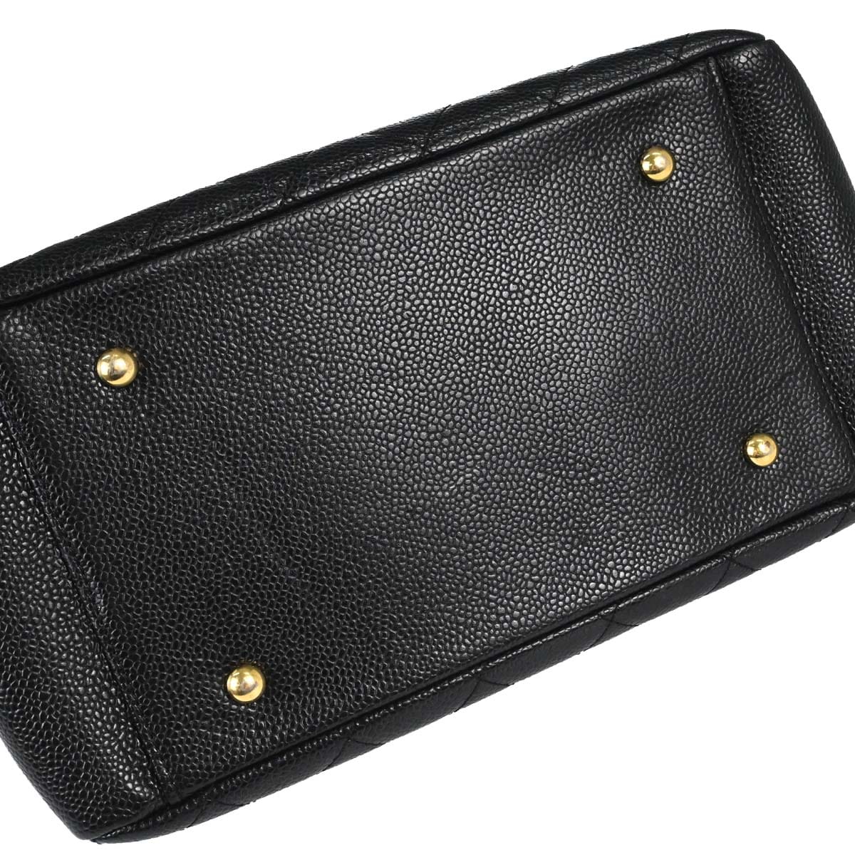 Chanel 2002 - 2003 Black Caviar Skin Petite Timeless Tote PTT Chain Handbag