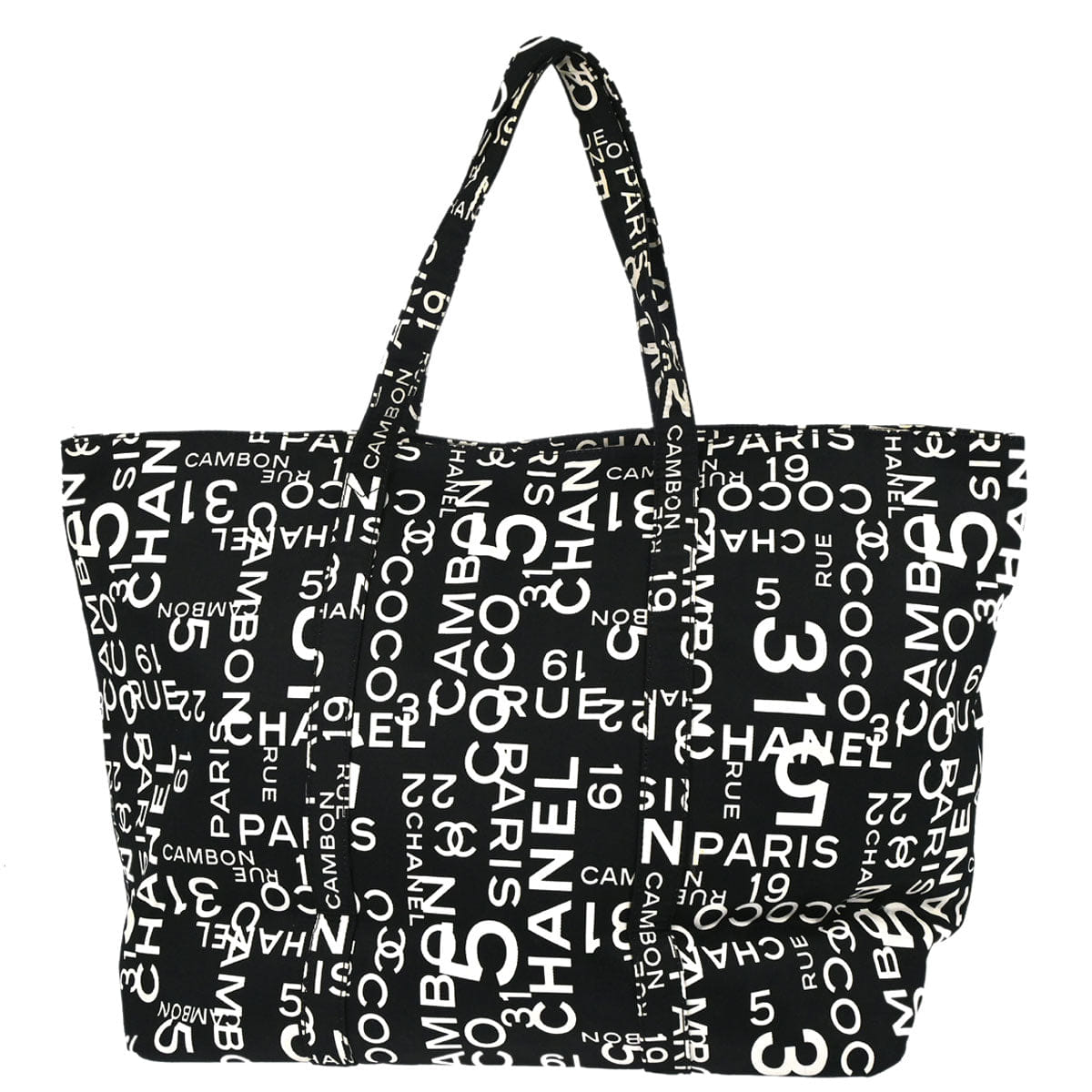 Chanel 2002 - 2003 Black Canvas By Sea Tote Bag