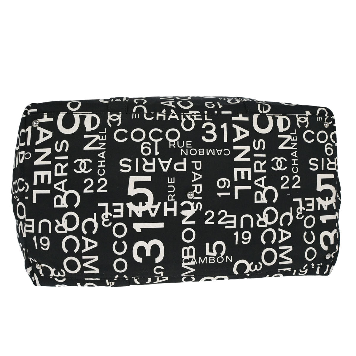 Chanel 2002 - 2003 Black Canvas By Sea Tote Bag