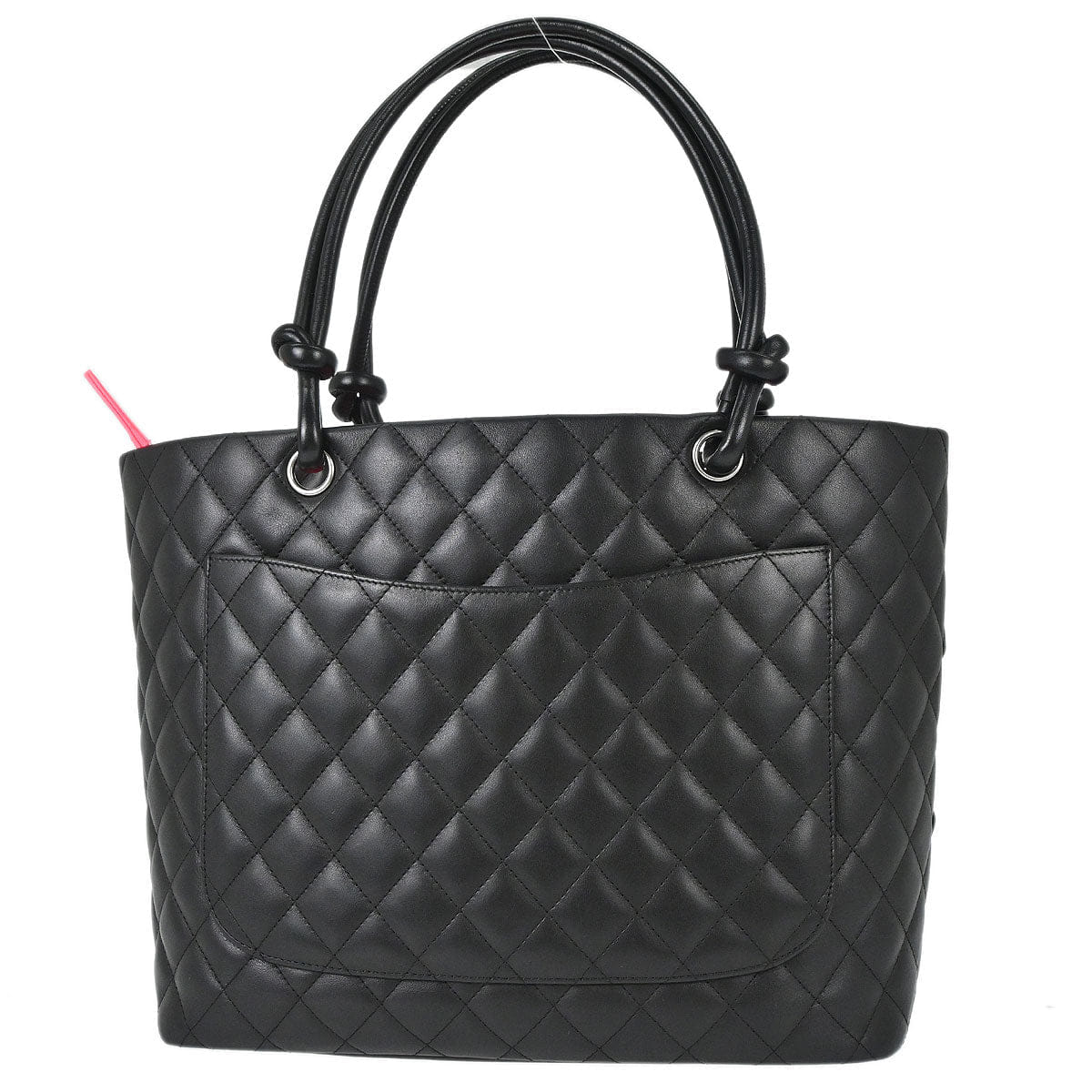 Chanel 2006 - 2008 Black Calfskin Cambon Ligne Tote Handbag