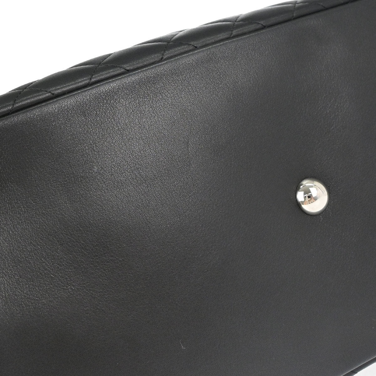 Chanel 2006 - 2008 Black Calfskin Cambon Ligne Tote Handbag