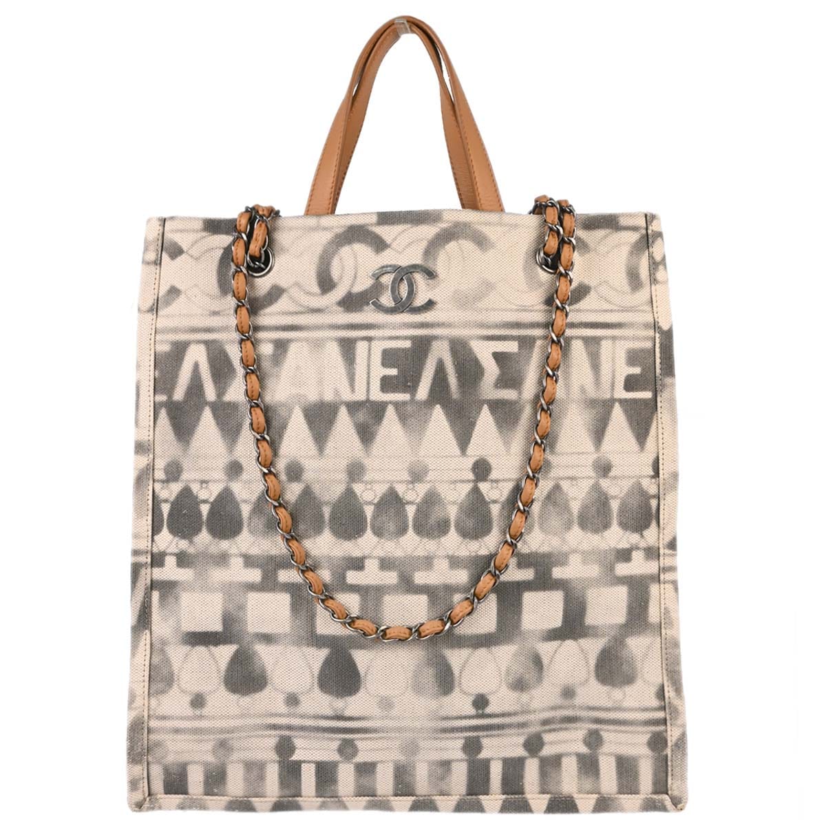 Chanel 2017 - 2018 Canvas Cruise Coco Perfume Tote Bag