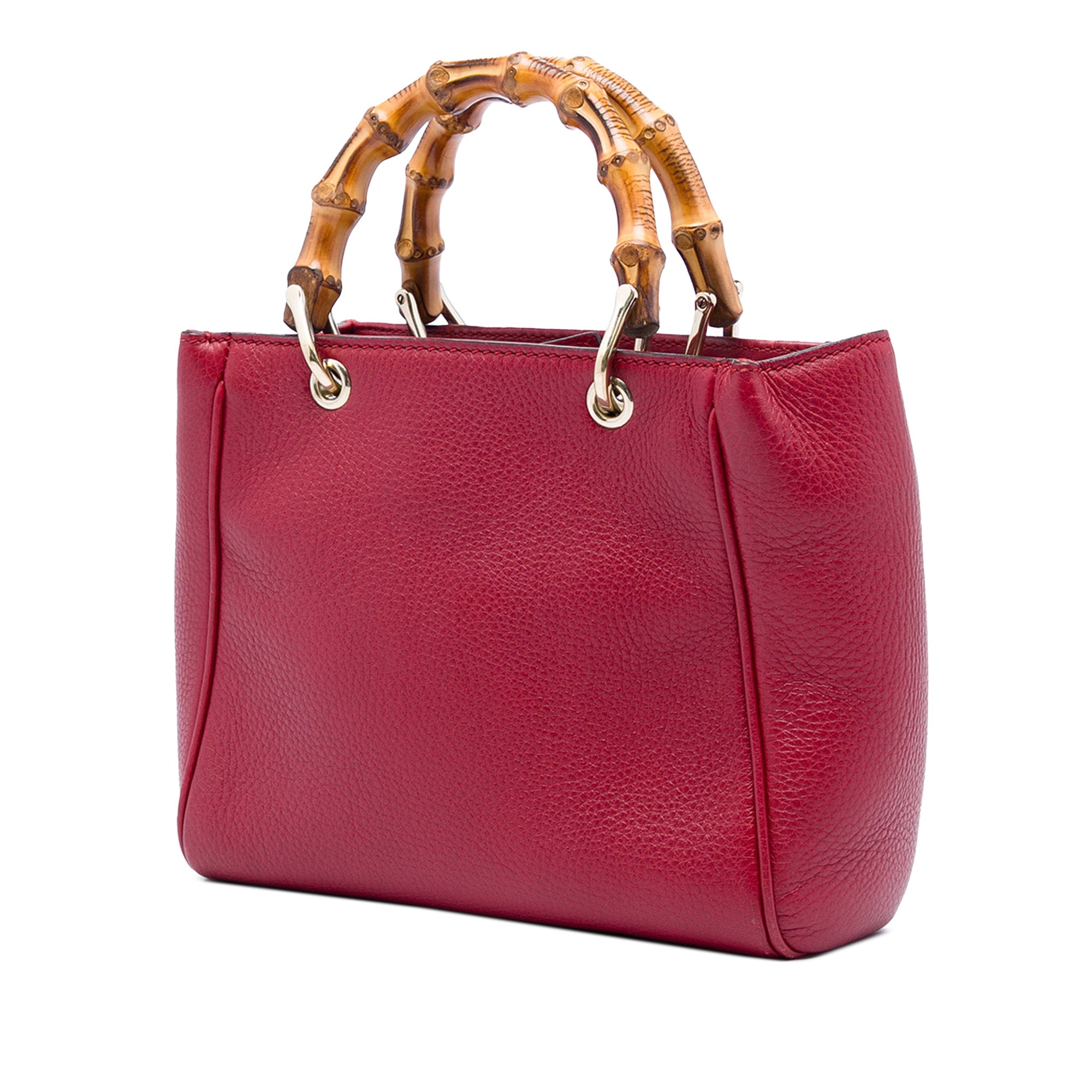 Gucci Mini Calfskin Bamboo Shopper Satchel