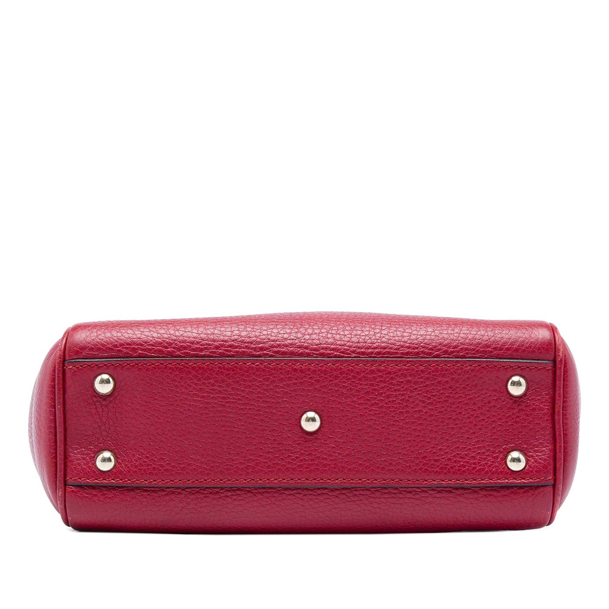 Gucci Mini Calfskin Bamboo Shopper Satchel