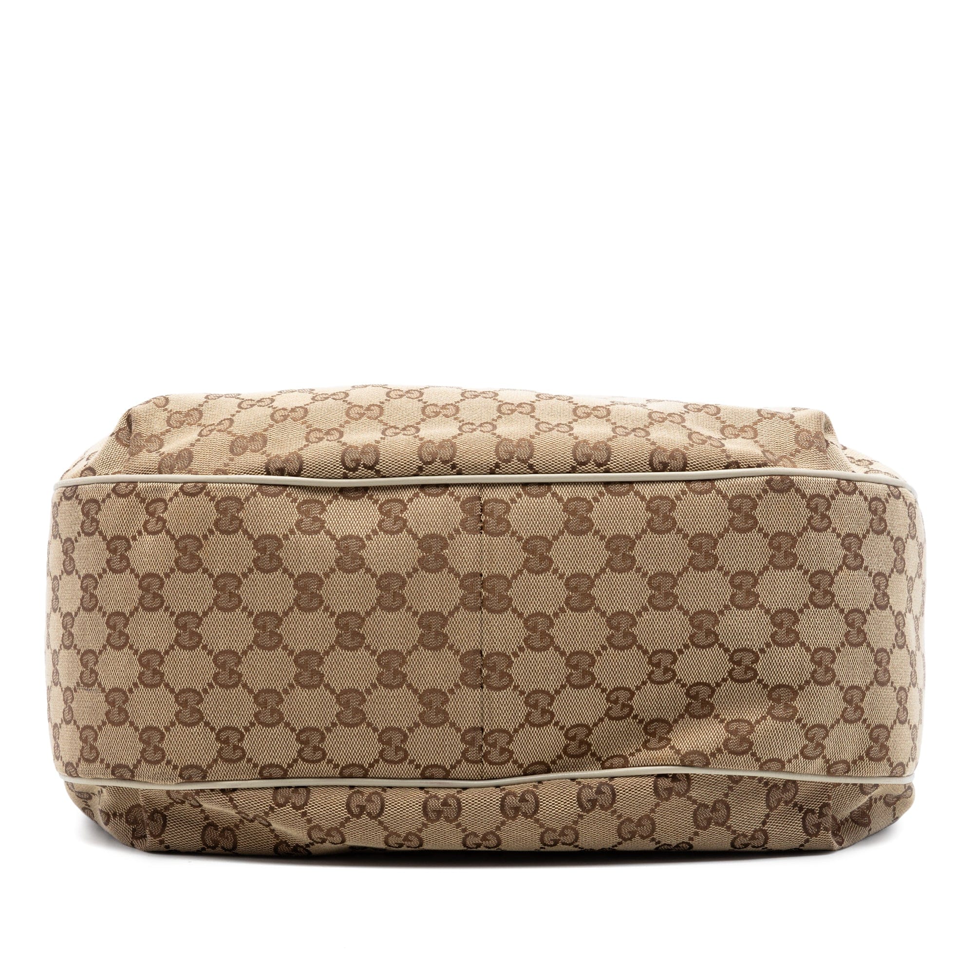 Gucci Medium GG Canvas Emily Flap Satchel