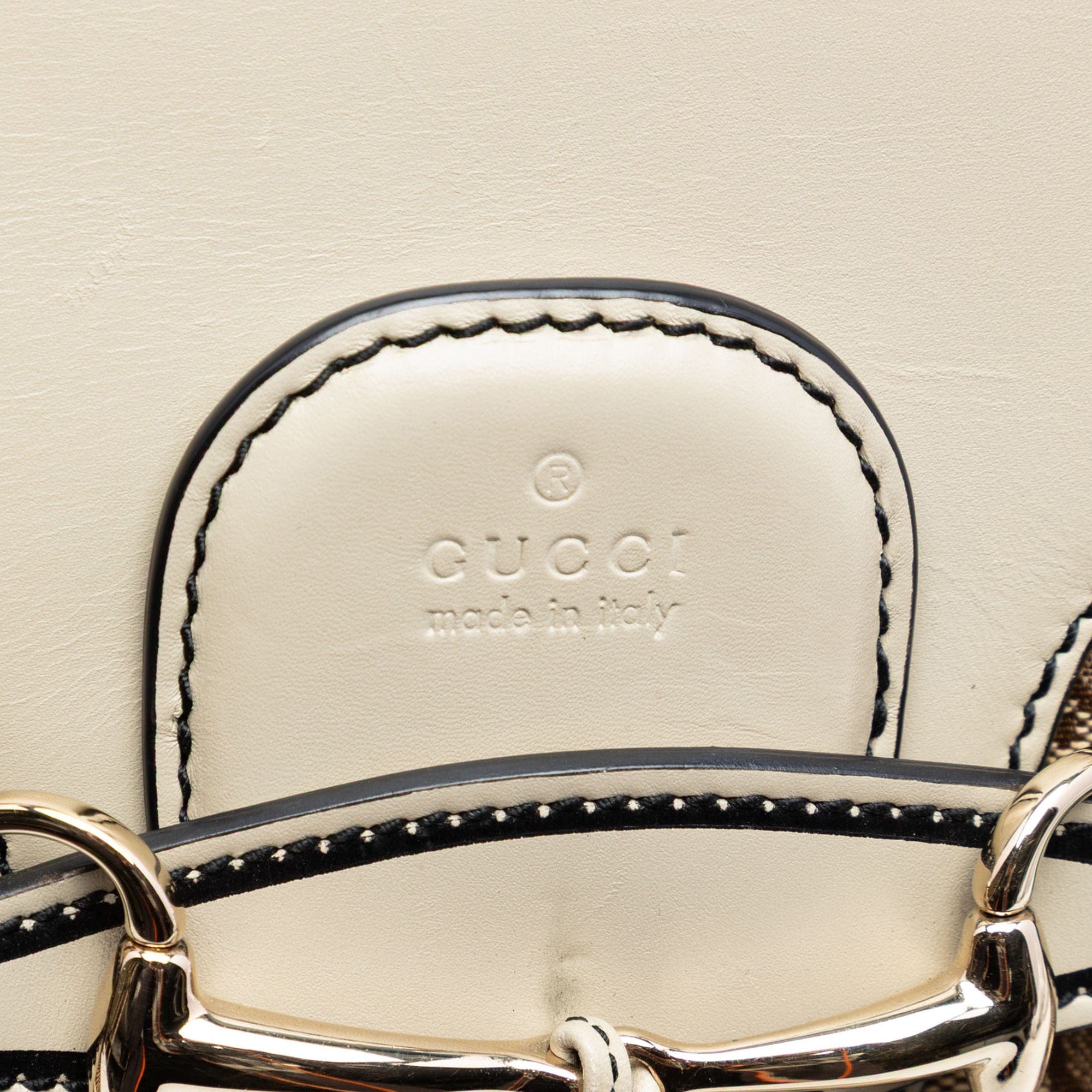 Gucci Medium GG Canvas Emily Flap Satchel