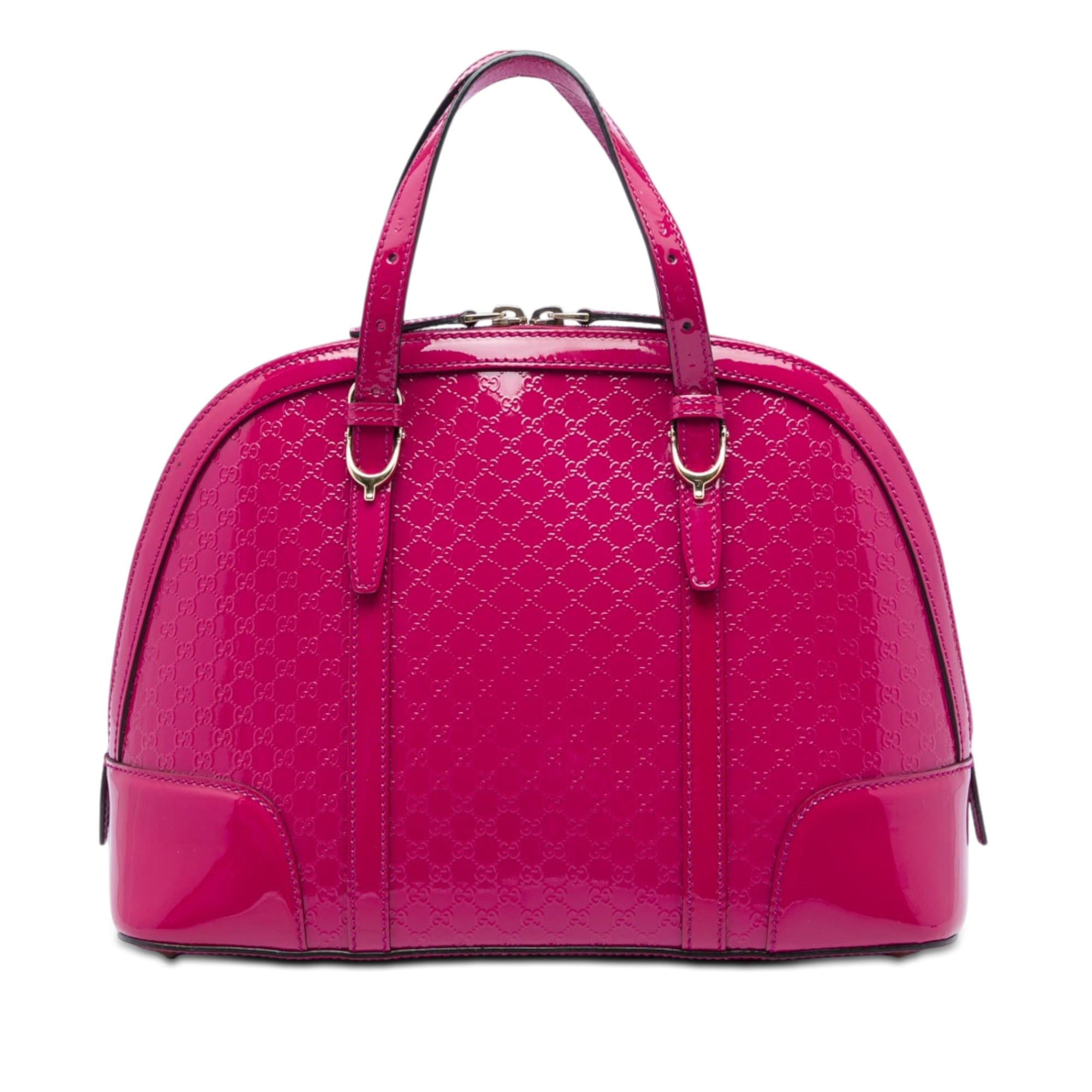 Gucci Small Microguccissima Patent Nice Dome Satchel