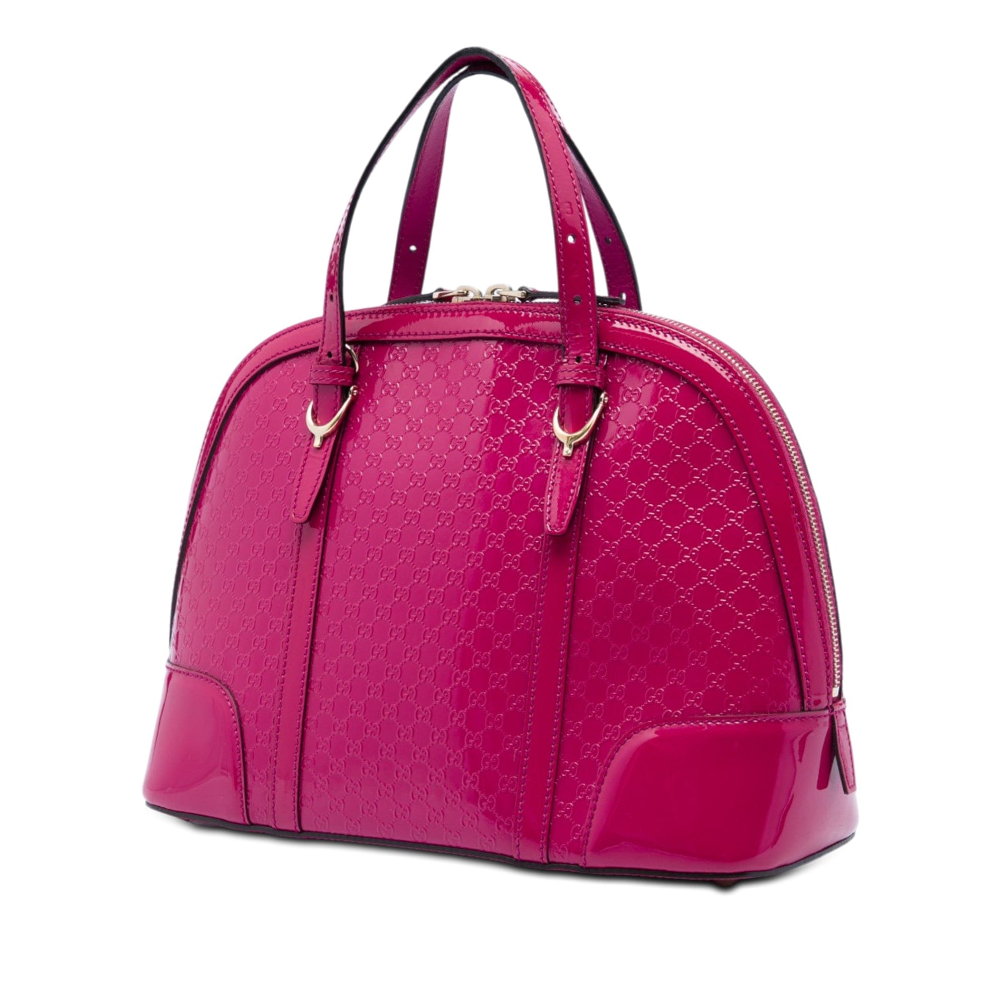 Gucci Small Microguccissima Patent Nice Dome Satchel