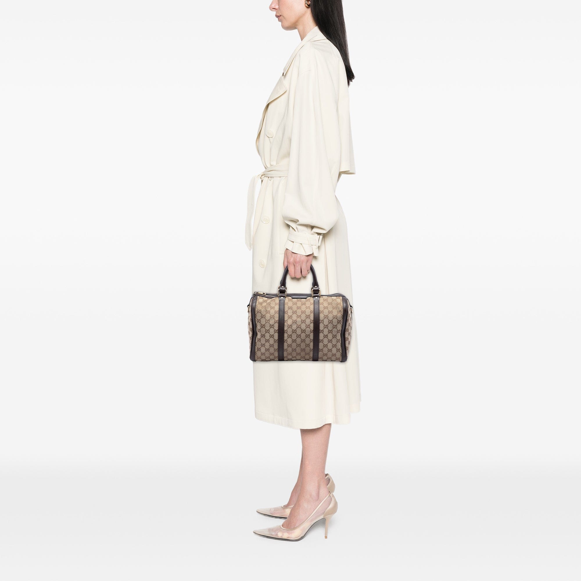 Gucci Medium GG Canvas Joy Boston Bag