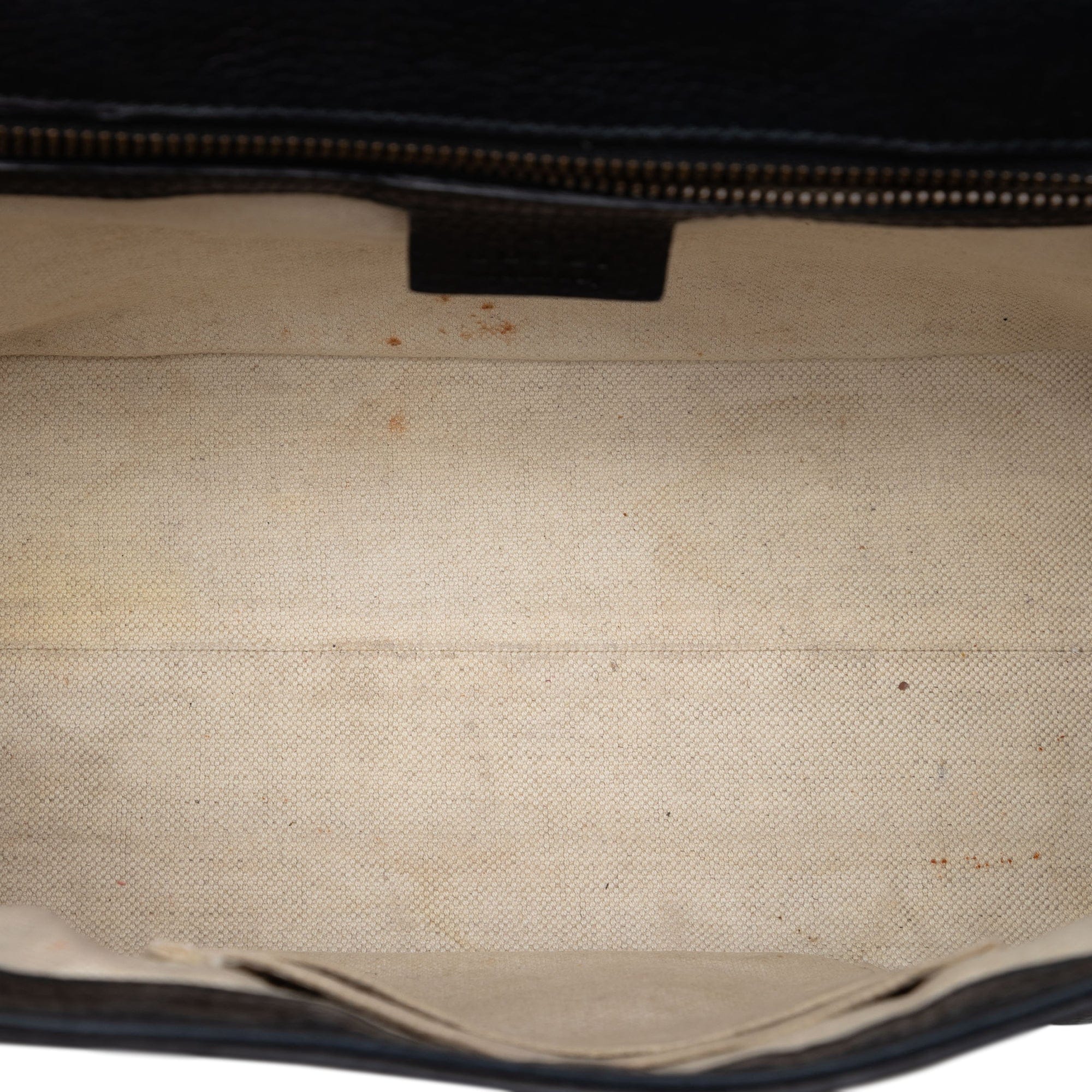 Gucci Small GG Marmont Grained Calfskin Top Handle Satchel