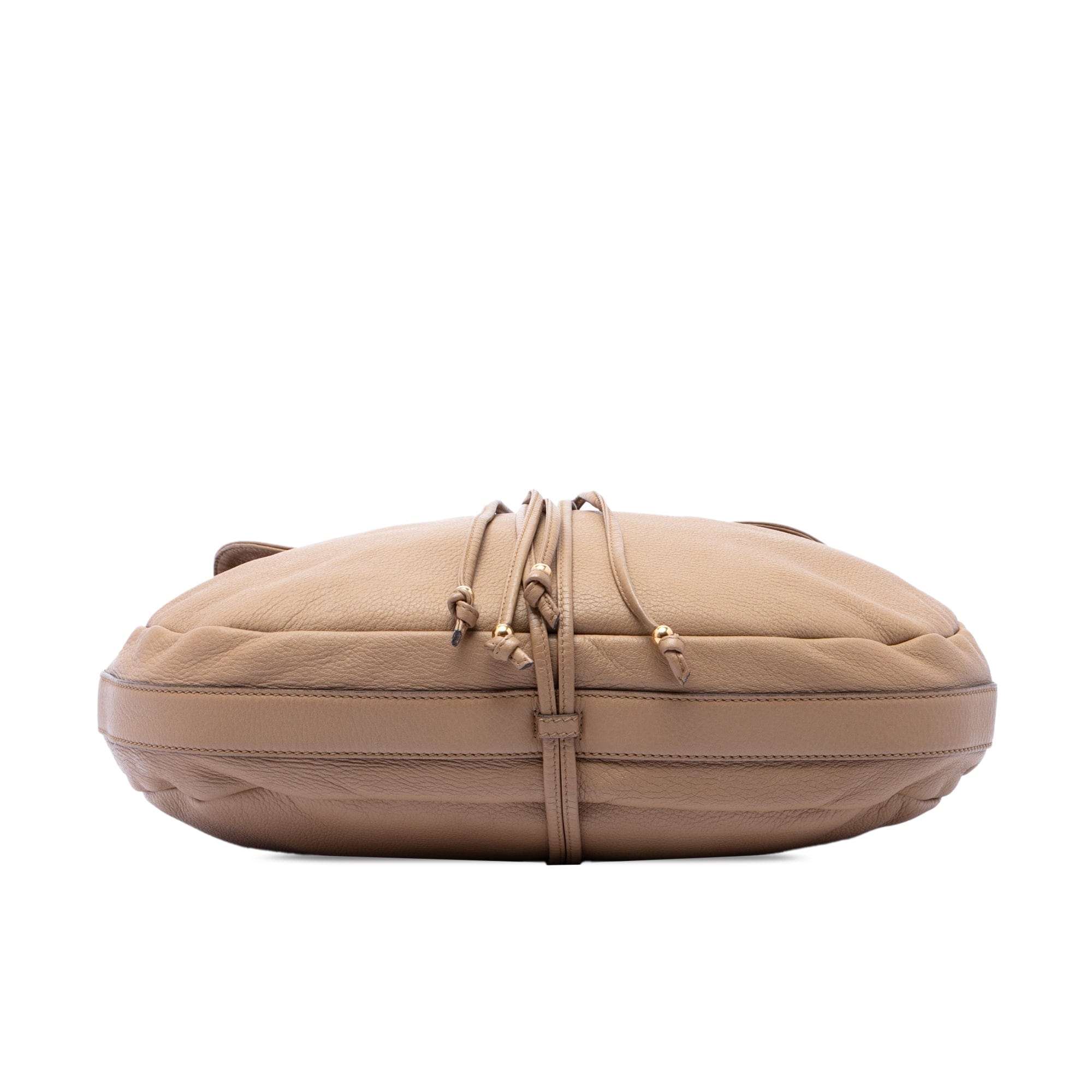 Gucci Large Pebbled Calfskin Jungle Satchel