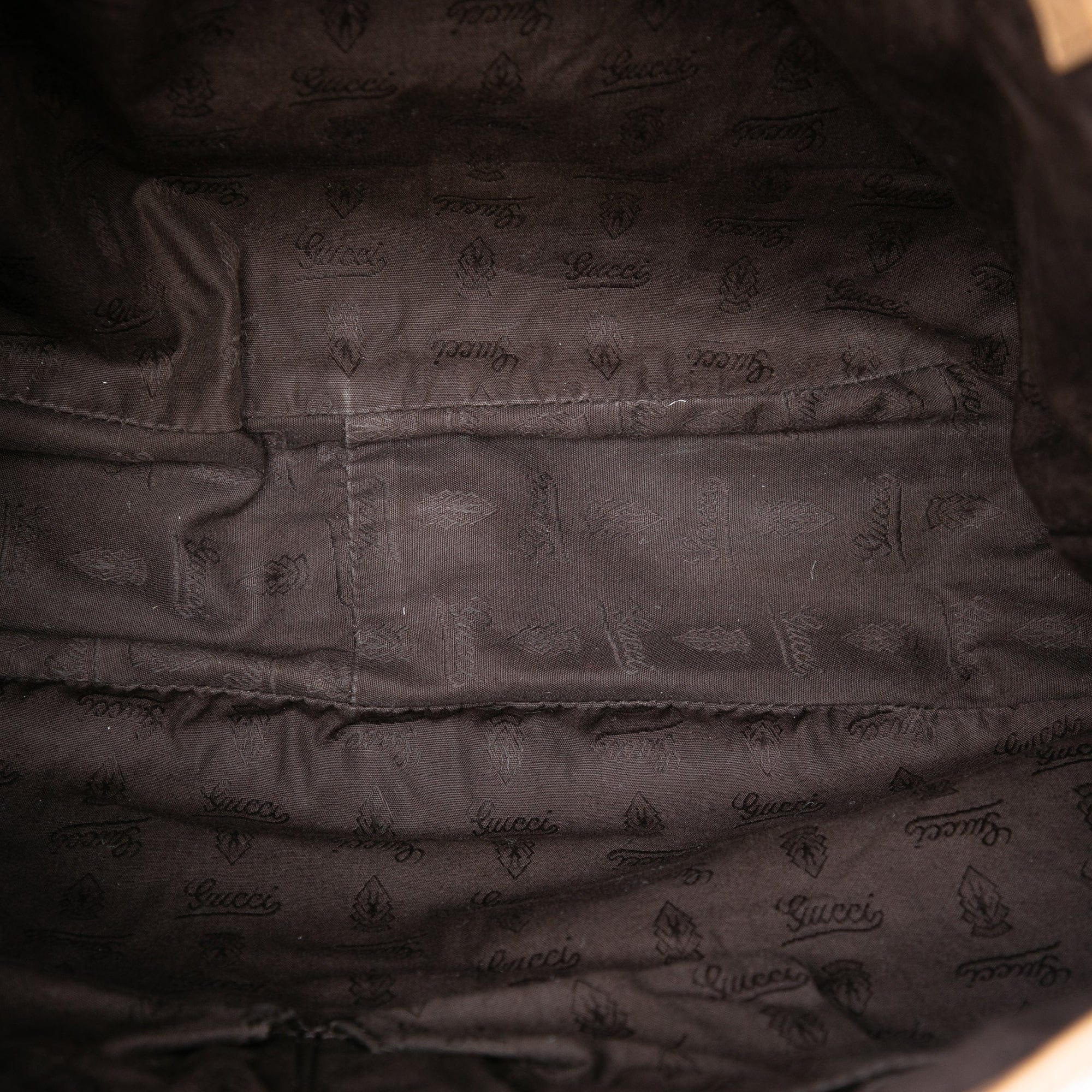 Gucci Large Pebbled Calfskin Jungle Satchel
